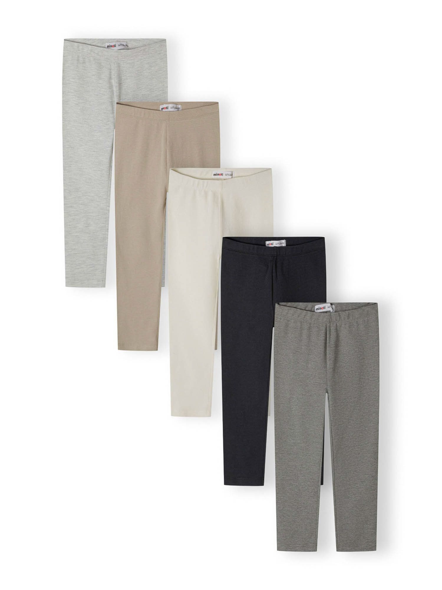 MINOTI Leggings 5er-Pack von Leggings mit Stretch und elastischem Bund (9m-8y) (5-er Pack) trendiges Design