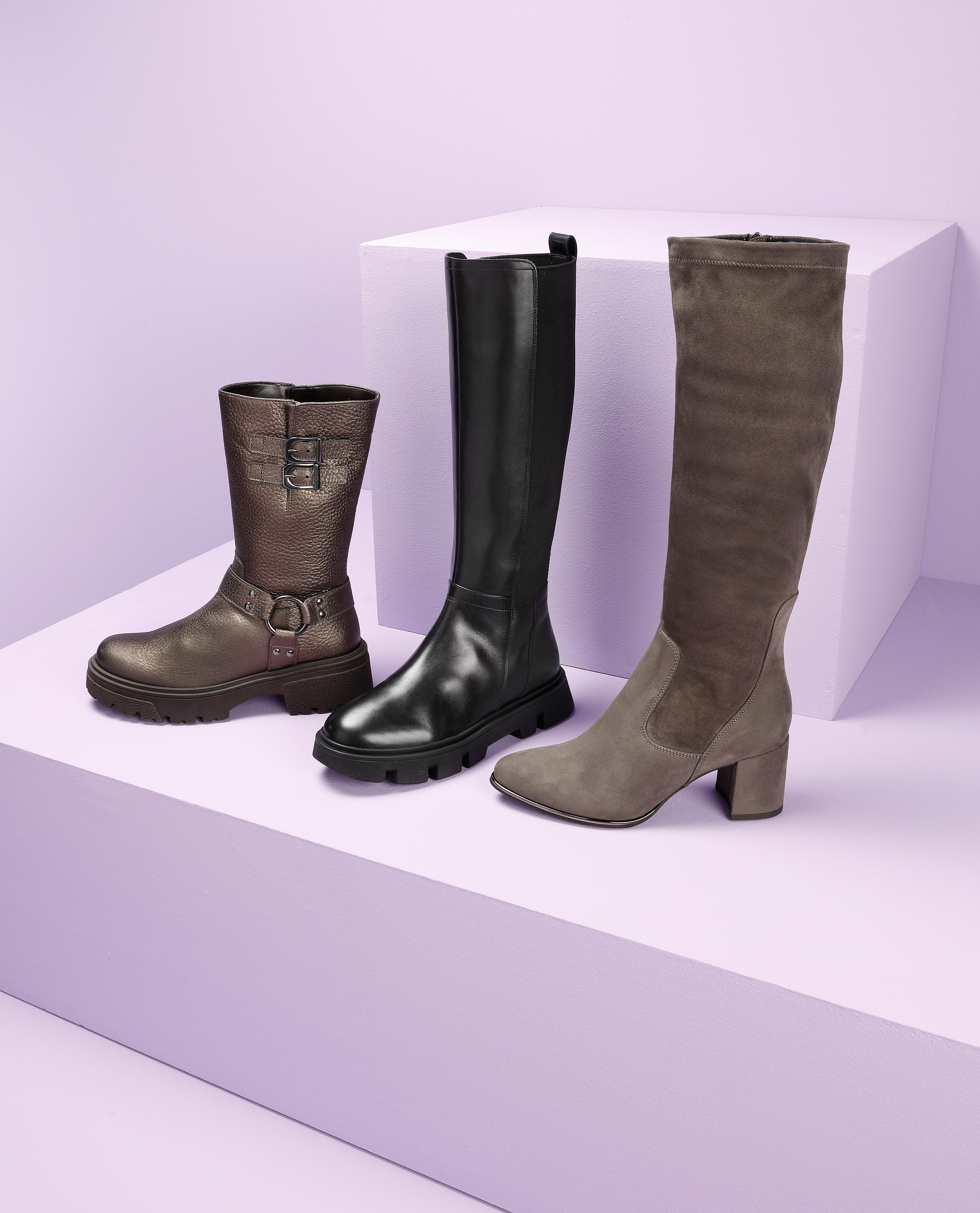 Gabor Bikerboots, Blockabsatz, Plateau, Stiefelette, Kurzstiefel günstig online kaufen