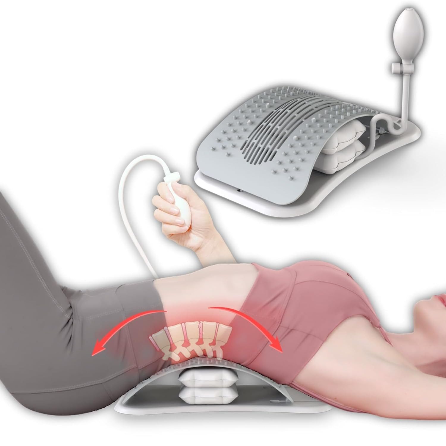 Lendenkissen Lendenkissen massagegerät Airbag-Stützdesign mit 8-stufigen Magneten