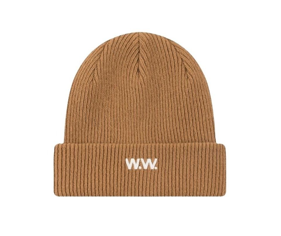 WOOD WOOD Beanie Wood Wood Mande ribbed Beanie Camel