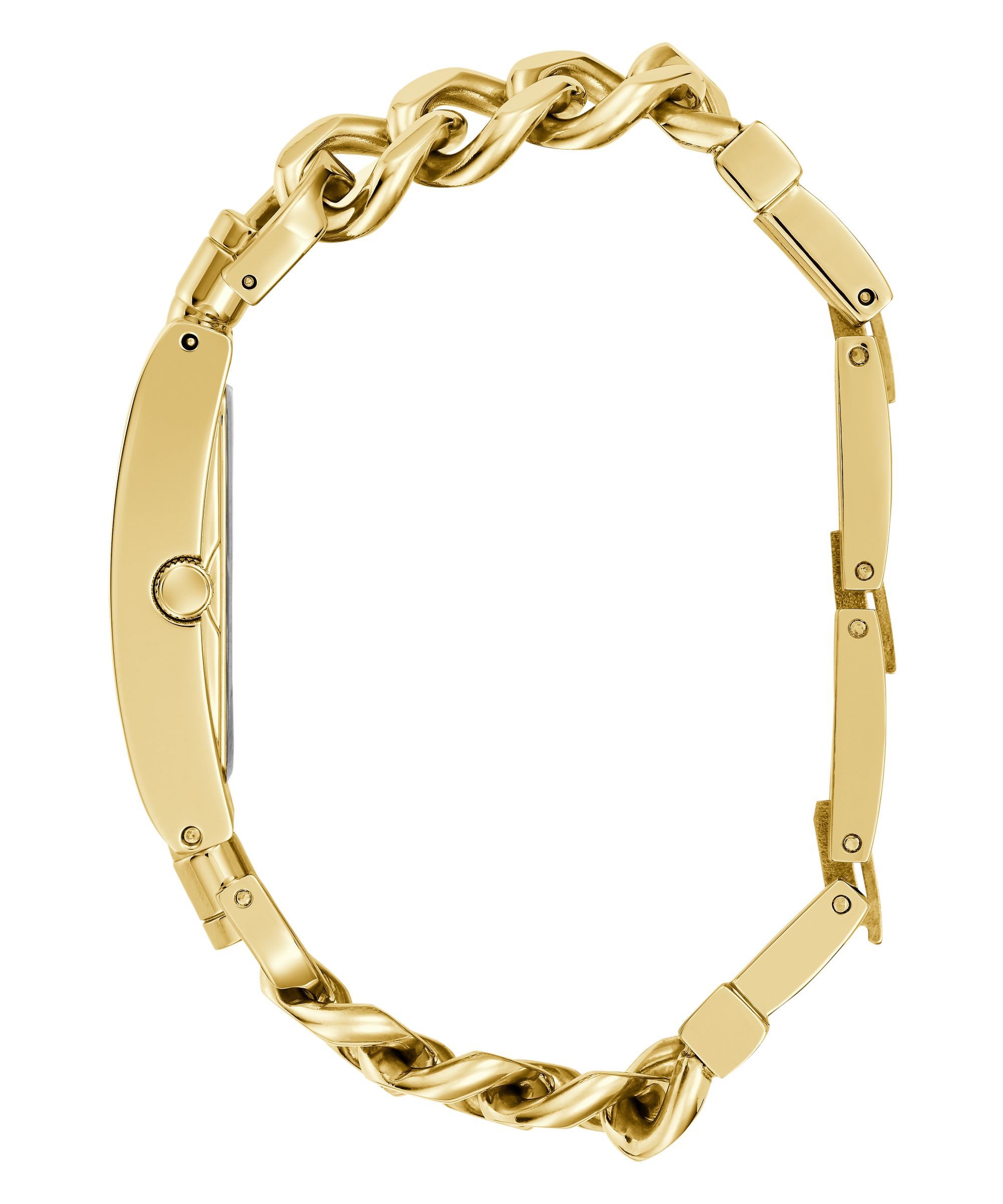 Guess Quarzuhr Guess HEAVY METAL GW0740L3, Armbanduhr, Damenuhr, Edelstahlarmband, analog
