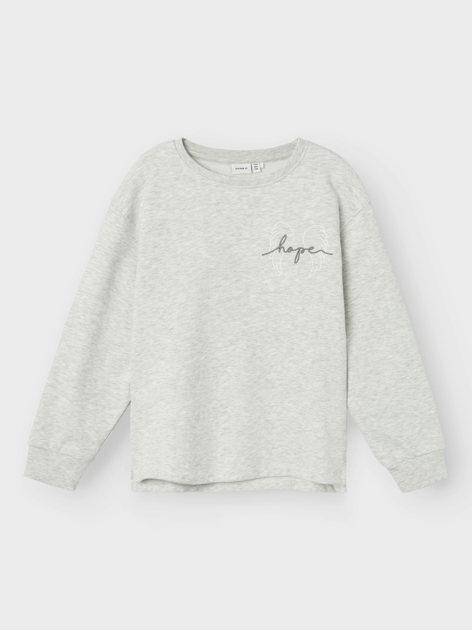 Sweatshirt Langarm Rundhals Stickerei