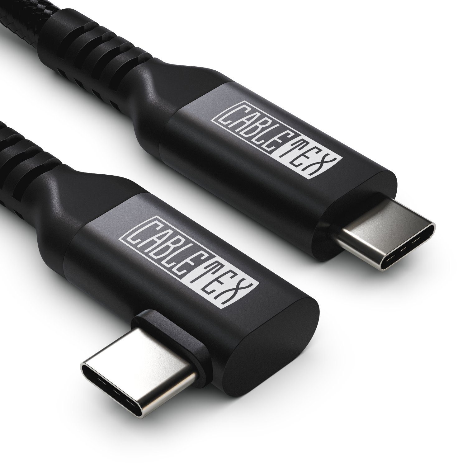 CABLETEX 5m USB-C Link Kabel für Meta Oculus Quest 3 & 2, Laden & Spielen USB-Kabel, USB C, USB-C, USB-C, USB C (500 cm), Robuster Nylonmantel, 5 Gbit/s, USB 3.2 Gen1, Gleichzeitig Aufladen