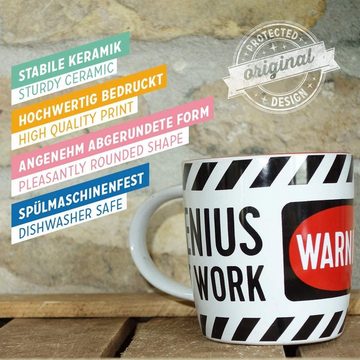 Nostalgic-Art Tasse Kaffeetasse - Achtung - Genius at Work