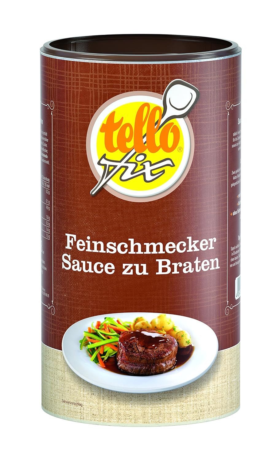 tellofix Gewürz tellofix Sauce zu Braten 2 kg – dunkle Bratensauce