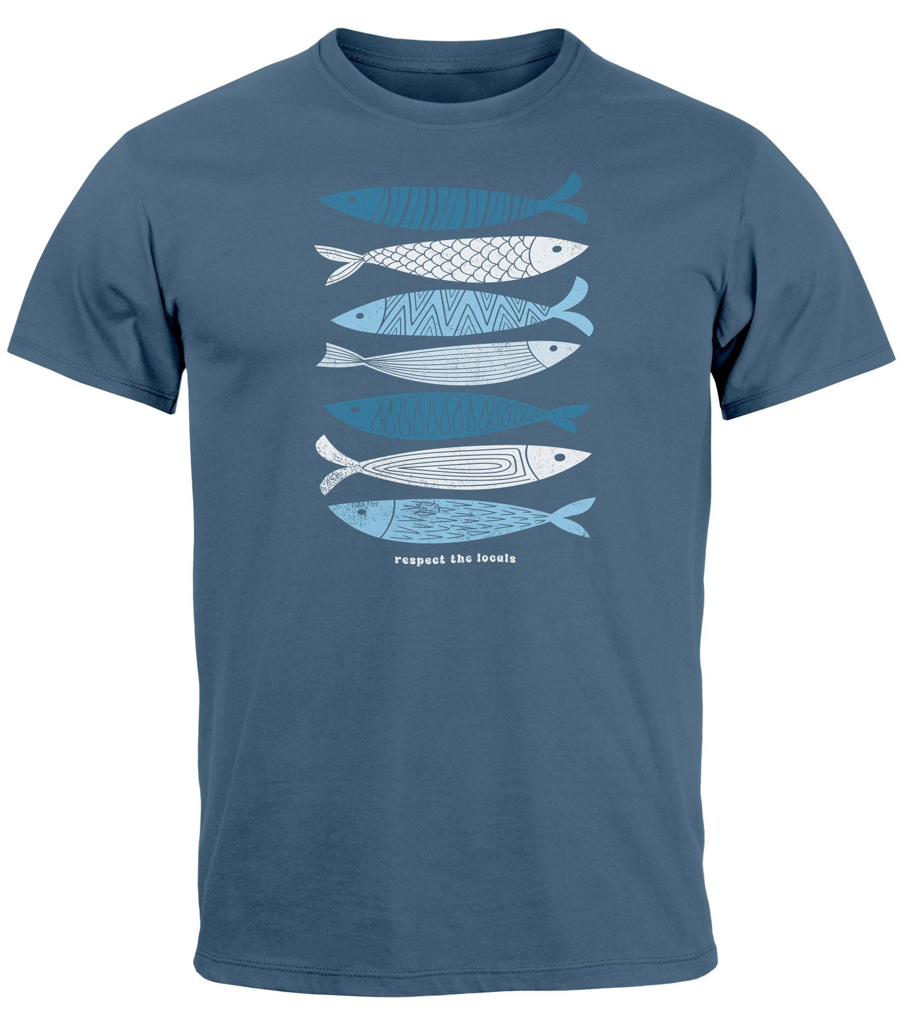 Neverless Print-Shirt Herren T-Shirt Motiv Maritim günstig online kaufen