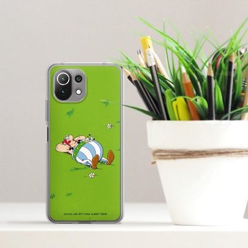 DeinDesign Handyhülle Obelix Offizielles Lizenzprodukt Asterix Obelix Ruht Sich Aus, Xiaomi Mi 11 Lite 5G NE Silikon Hülle Bumper Case Handy Schutzhülle