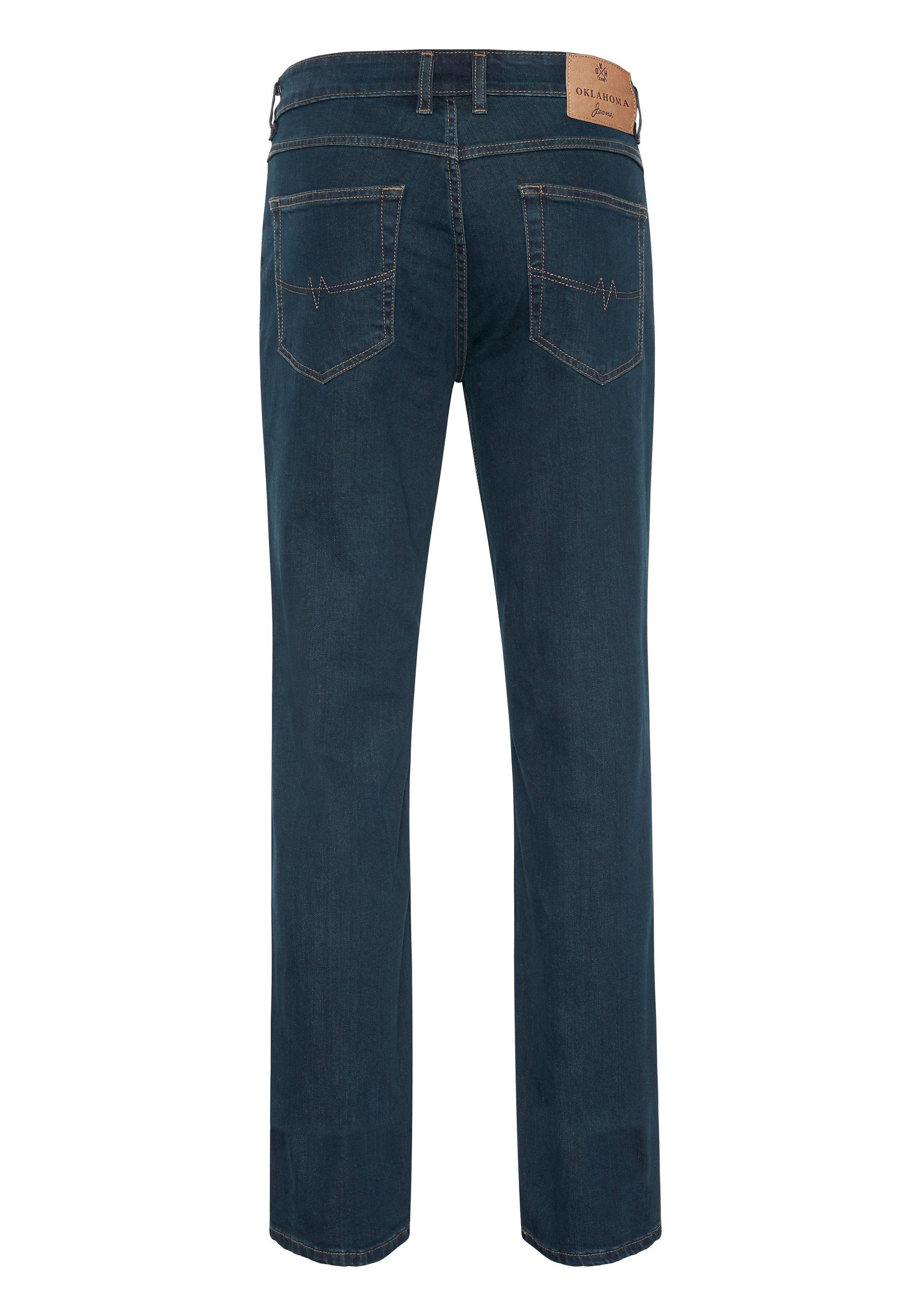 Oklahoma Jeans Straight-Jeans (1-tlg) Stretchanteil mit