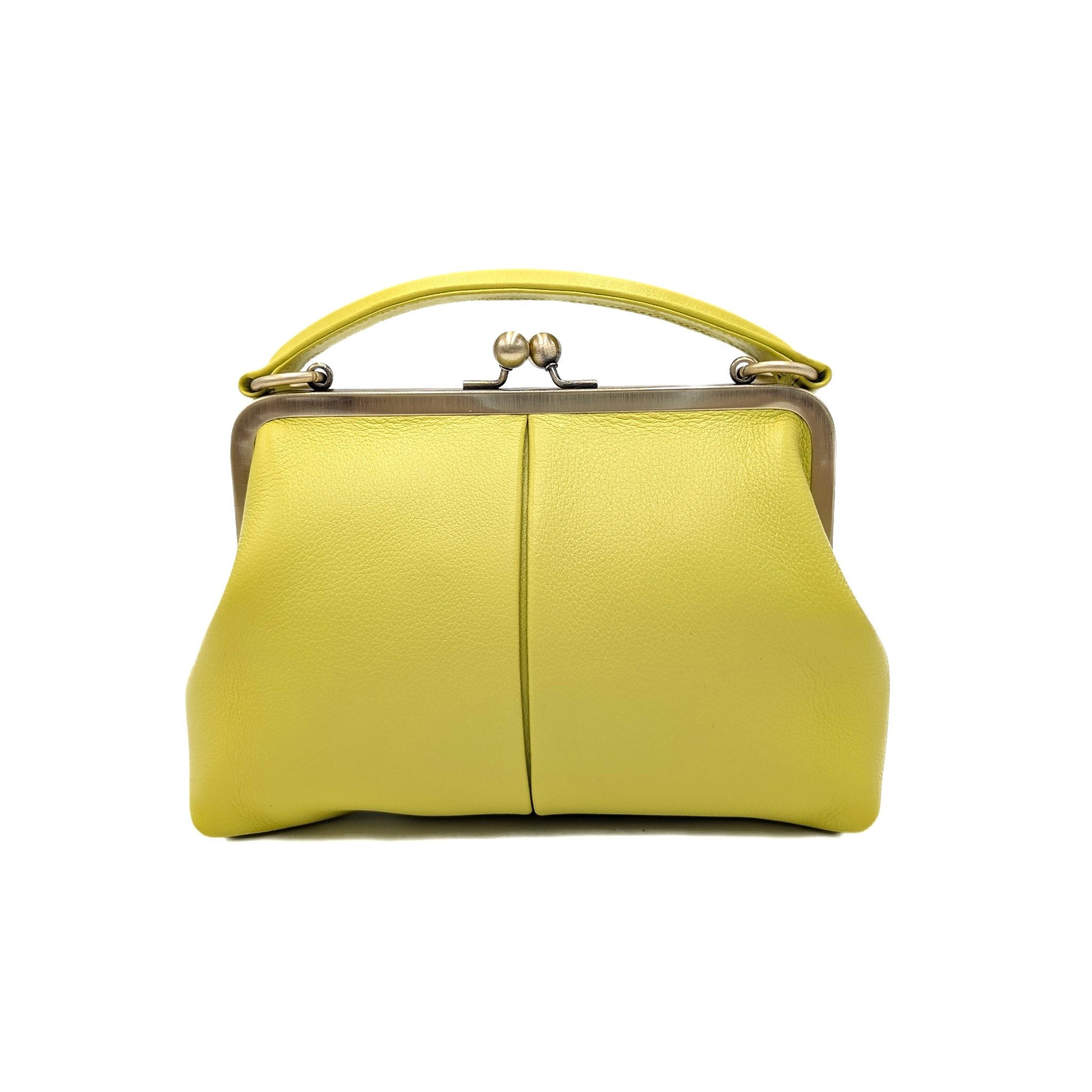 Taschenkinder Handtasche Damen Handtasche Leder "Kleine Olive", Umhängetasche, Vintage Stil., Echtleder