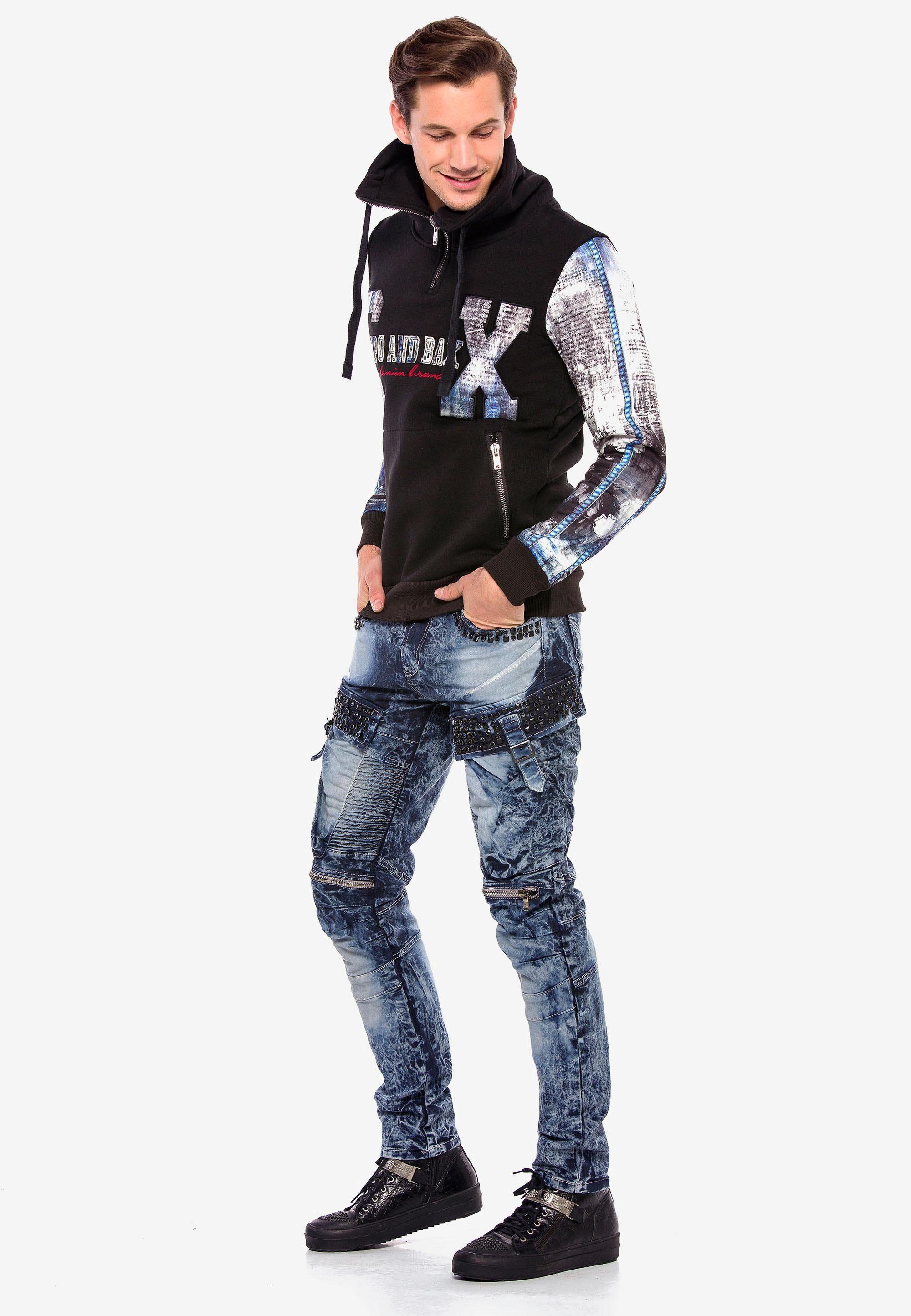 Bequeme mit Baxx in Regular Fit blau Cipo Edelstein Jeans & Taschen