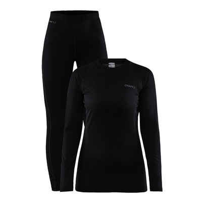 Craft Thermounterhemd Core Warm Baselayer Set mit langer, enganliegender Hose