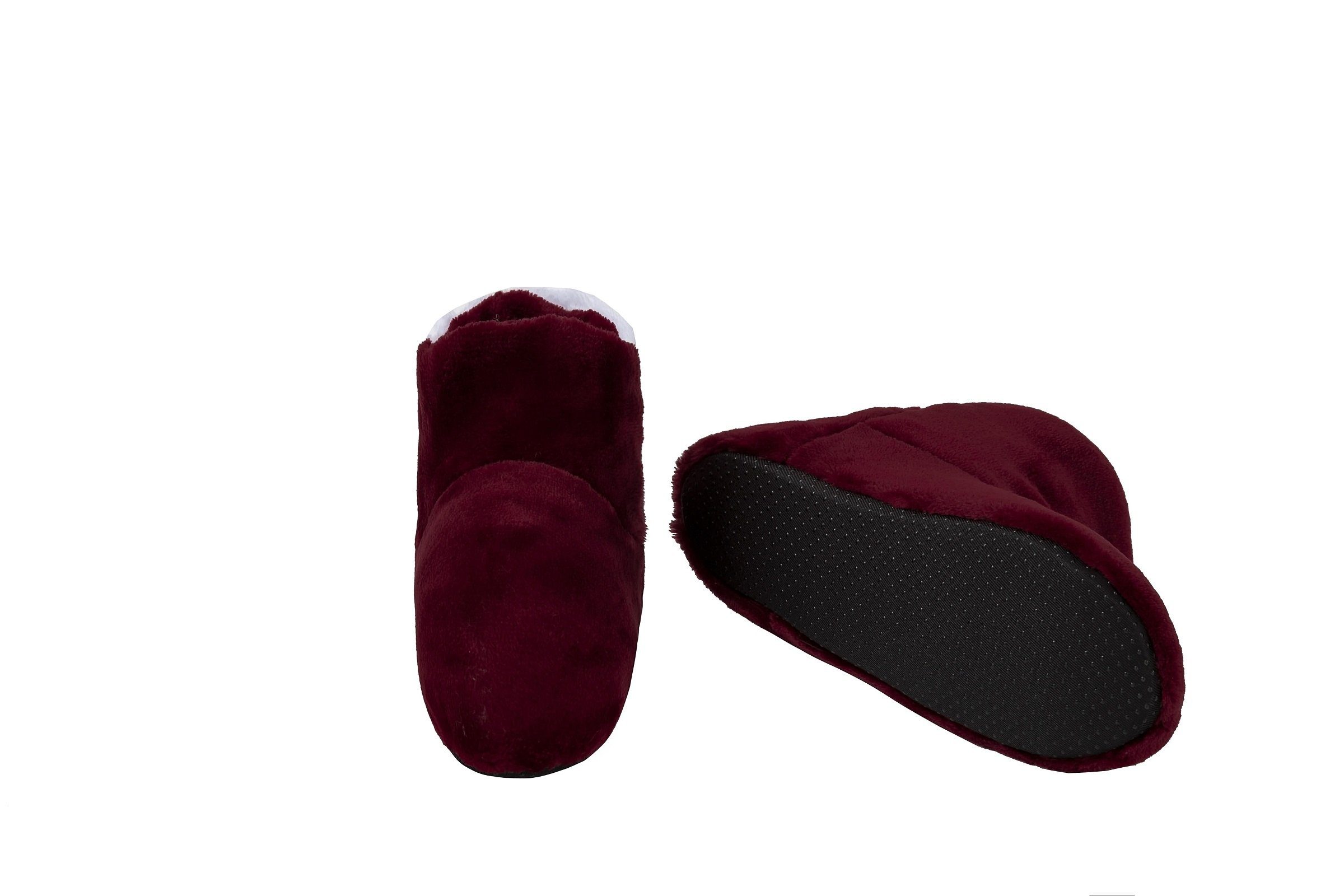 RAIKOU Cosy Shoe Pantoffel Stiefel für Damen, Herren aus Micro Flausch Hausschuh (Super Flauschige) mit ABS und rutschfester Sohle