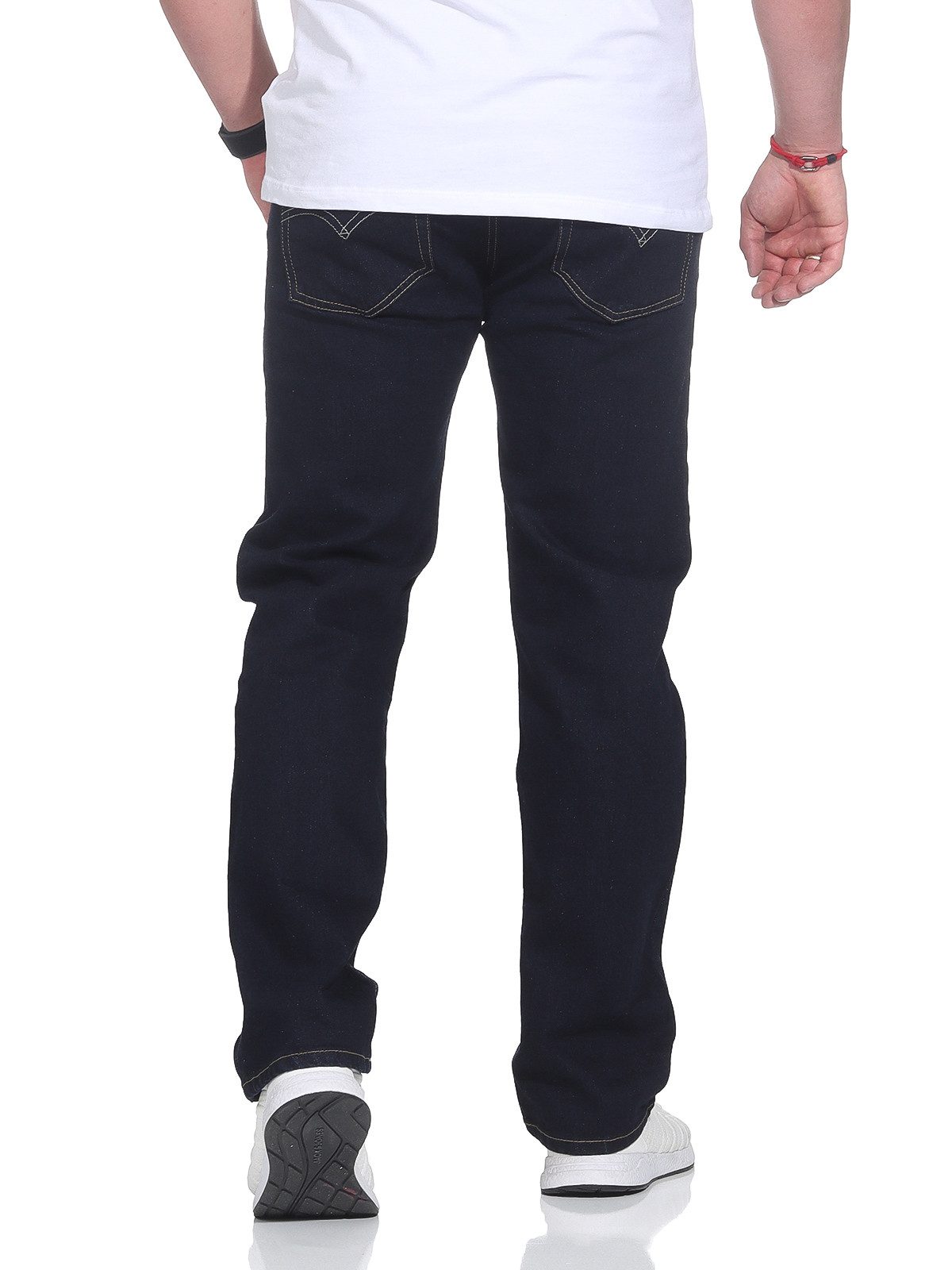 Levi's® Straight-Jeans Herren Jeans 501® LEVI'S ORIGINAL gerader Passform, robuster Denim 5-Pocket-Style – Bild 3 von 5
