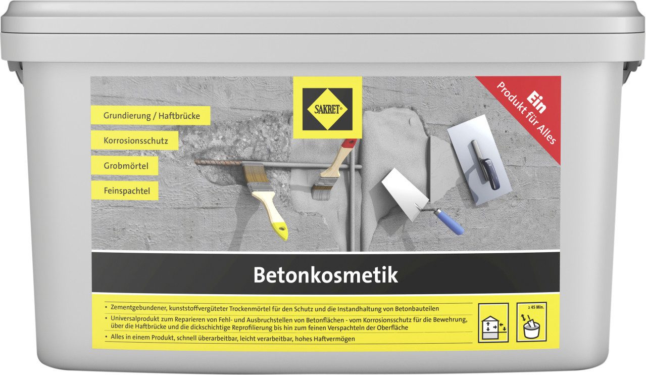 Sakret Estrich SAKRET Betonkosmetik 5 kg Eimer