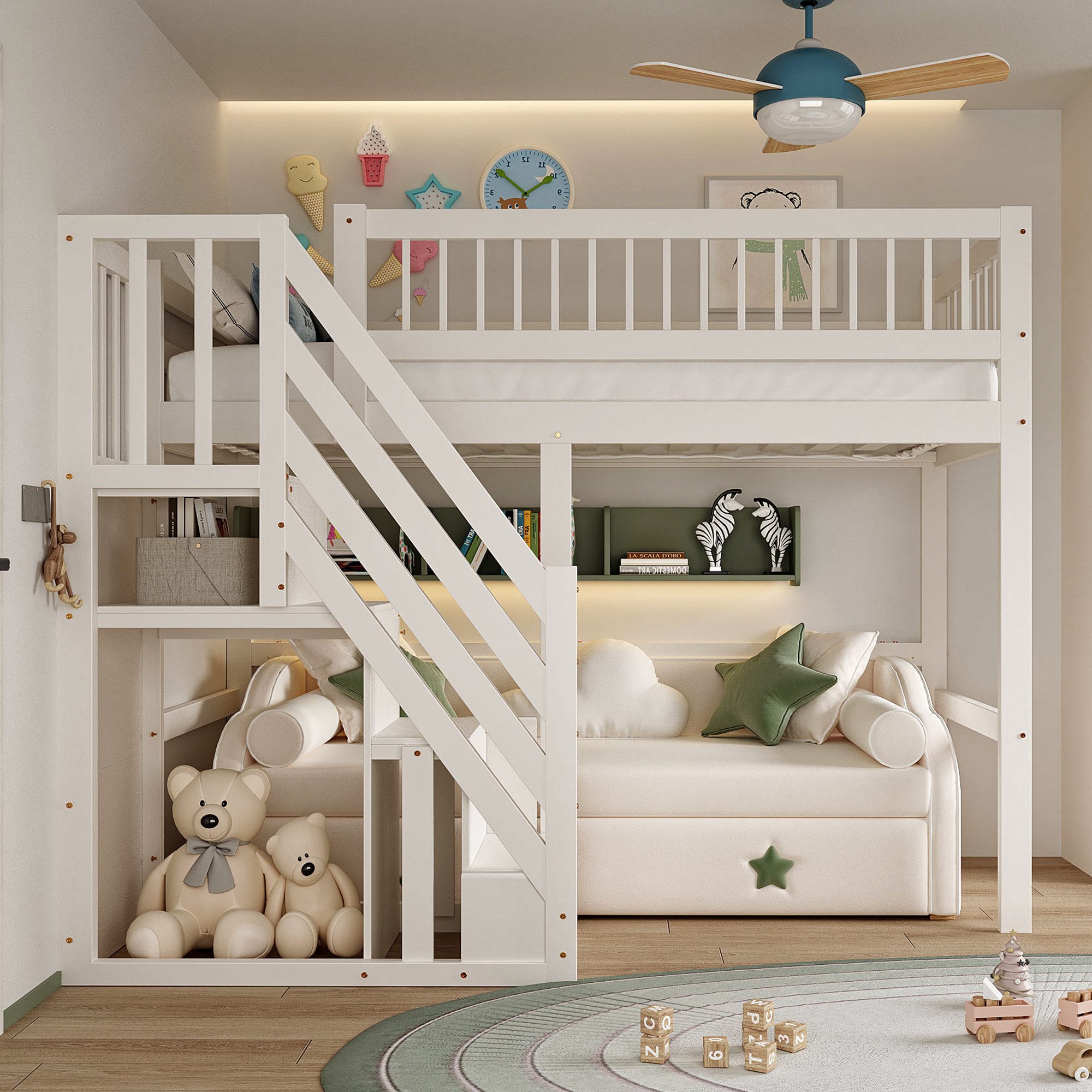 HAUSS SPOLE Kinderbett 90x 200 cm günstig online kaufen