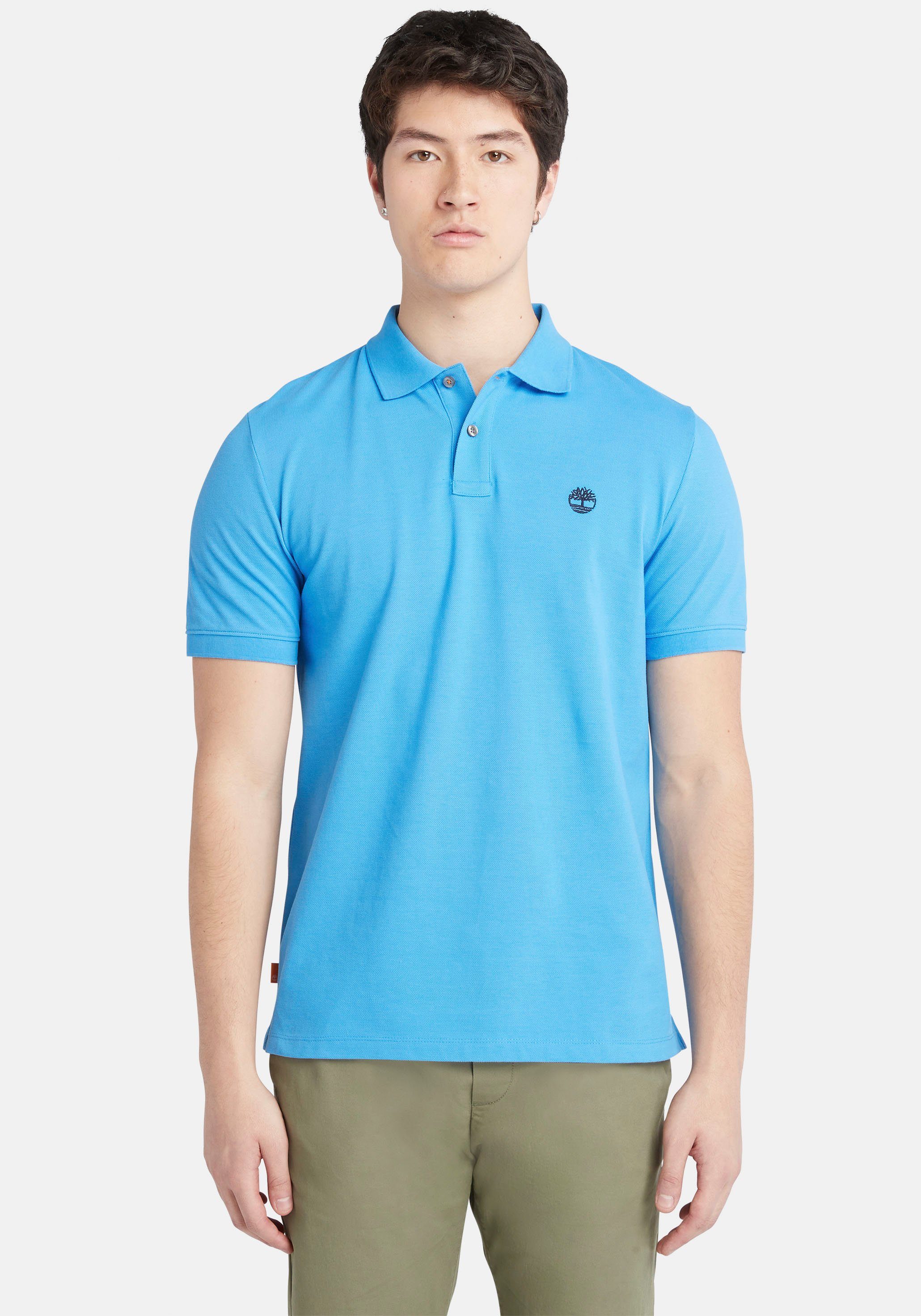 Timberland Poloshirt Millers River Pikee-Polohemd light mahoga