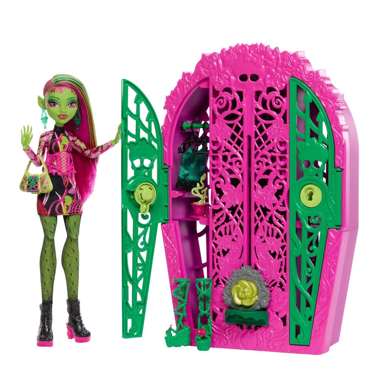 Mattel® Anziehpuppe Mattel HYT75 - Monster High Verborgene Schätze Monster Mysteries Venus