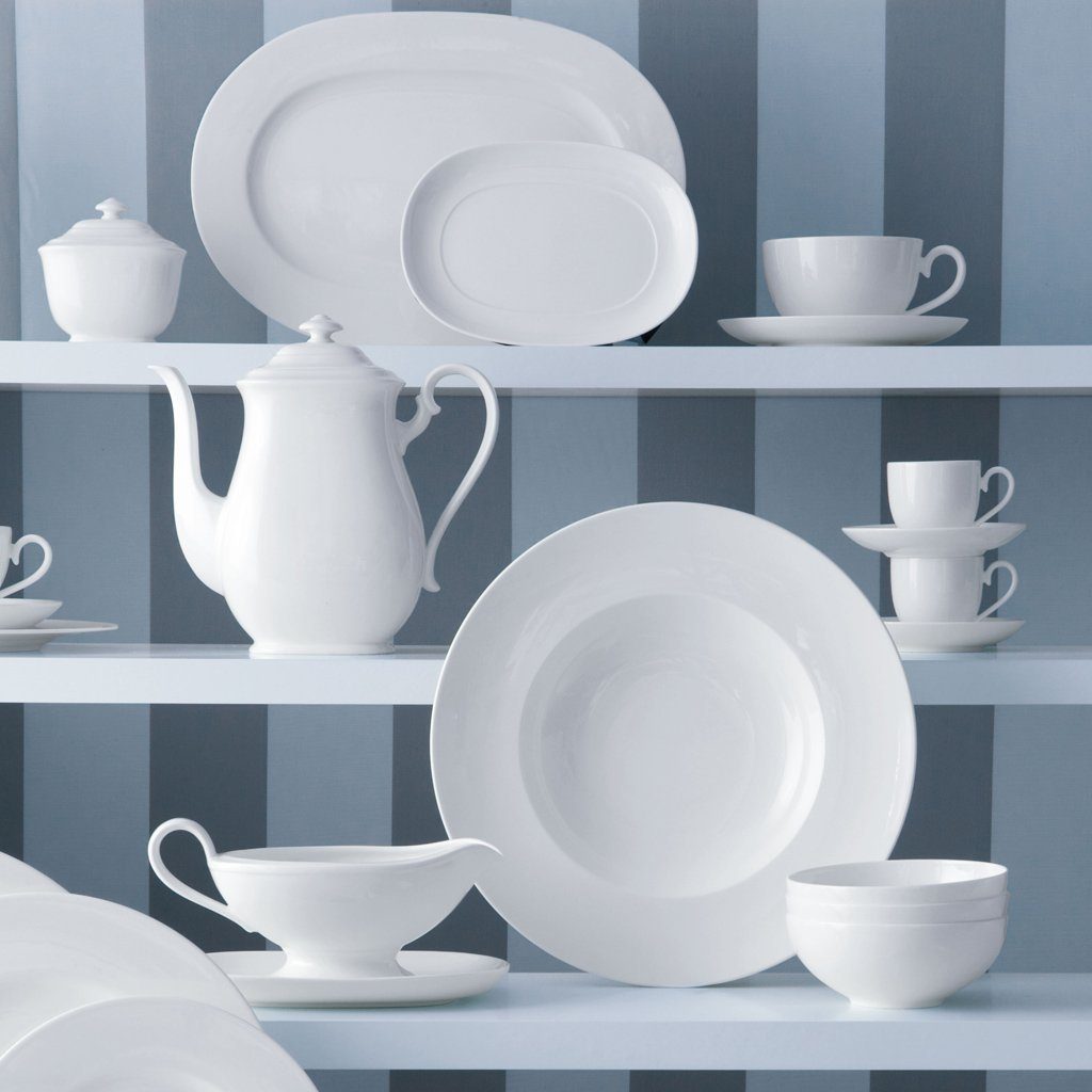 Villeroy & Boch Tasse Royal Teetasse, 1-tlg., Porzellan, Premium Bone Porcelain, mikrow.- & spülm.sicher, Made in Germany