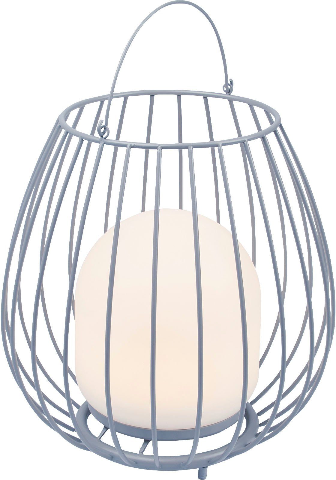 Nordlux Außen-Tischleuchte Jim To-Go To go, LED fest integriert, Einfach transportierbar (batteriebetr), hohe Lumenleistung, dimmbar