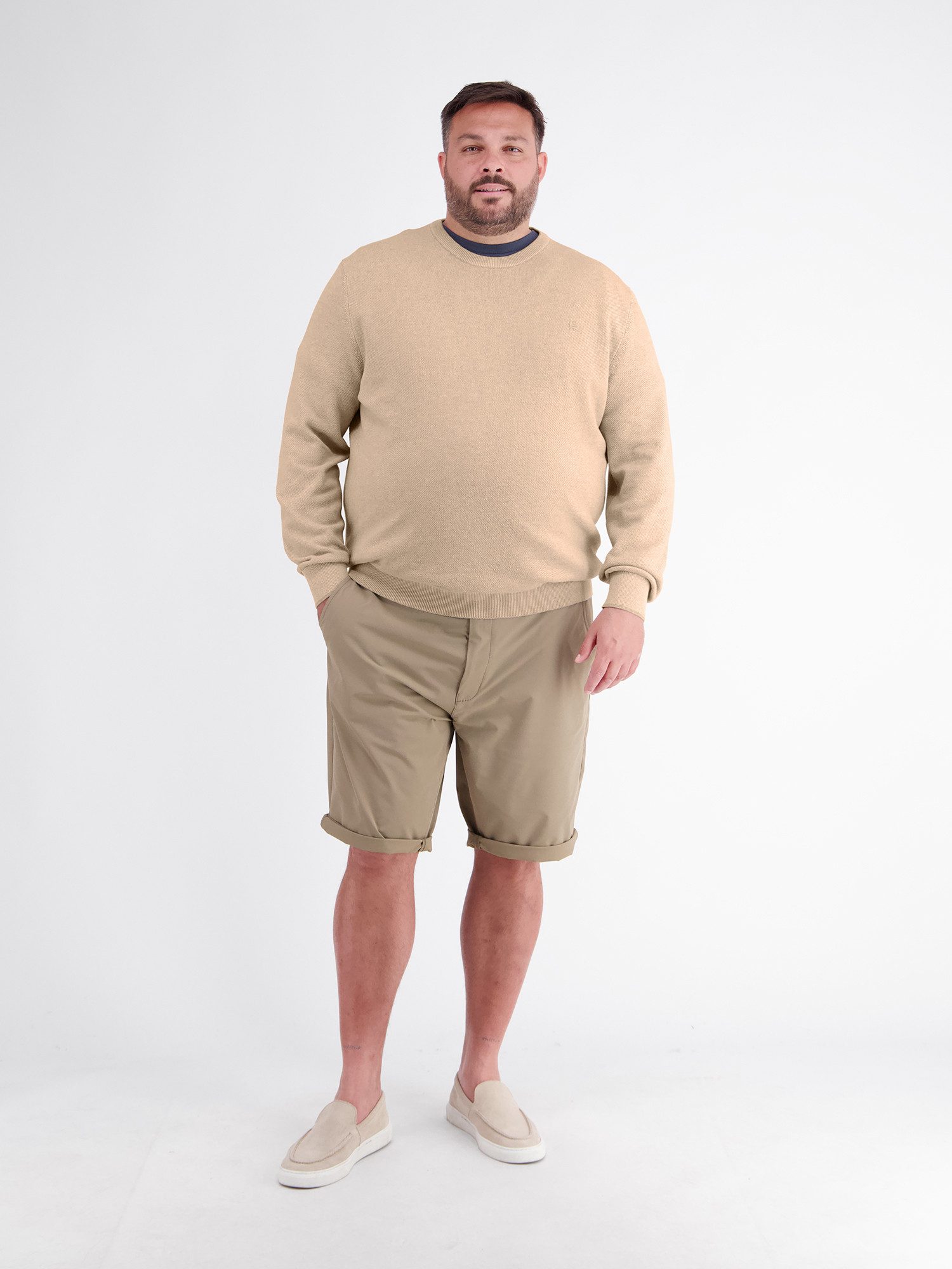 LERROS Sweatshirt Sweatshirt in sportlicher 2-Tone-Optik
