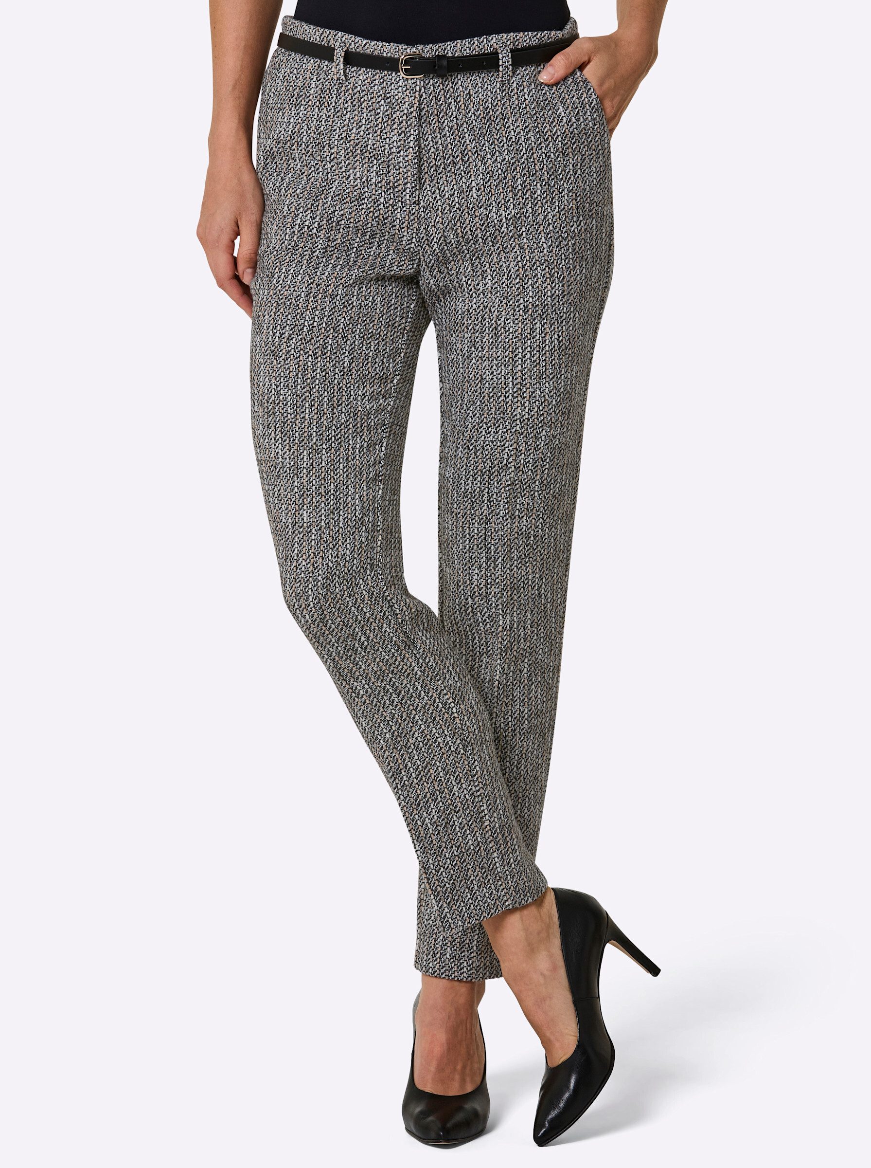 creation L Jerseyhose Woll-Mix-Hose komfortabel