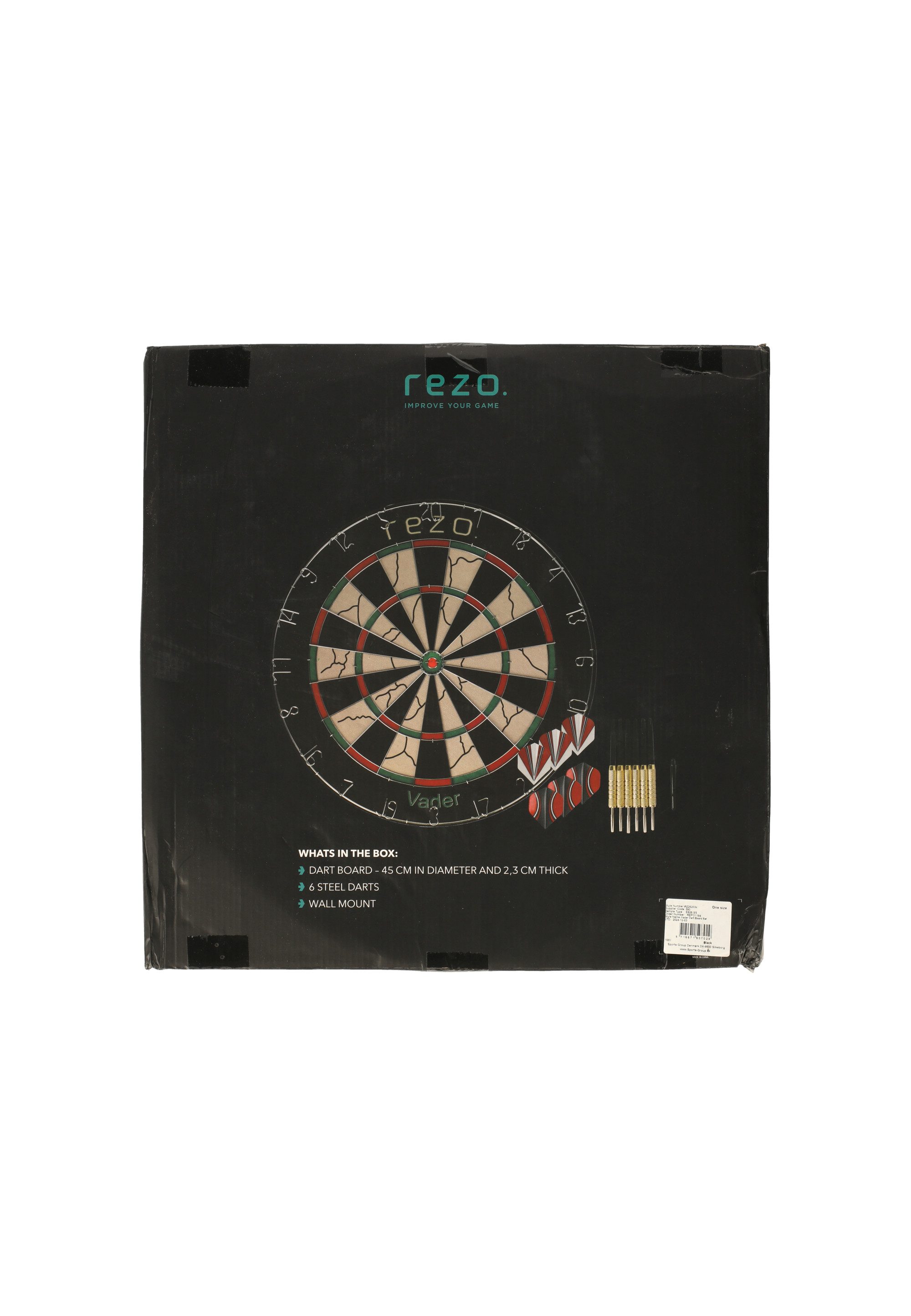 Rezo Dartscheibe Vader Dart Board Set Black