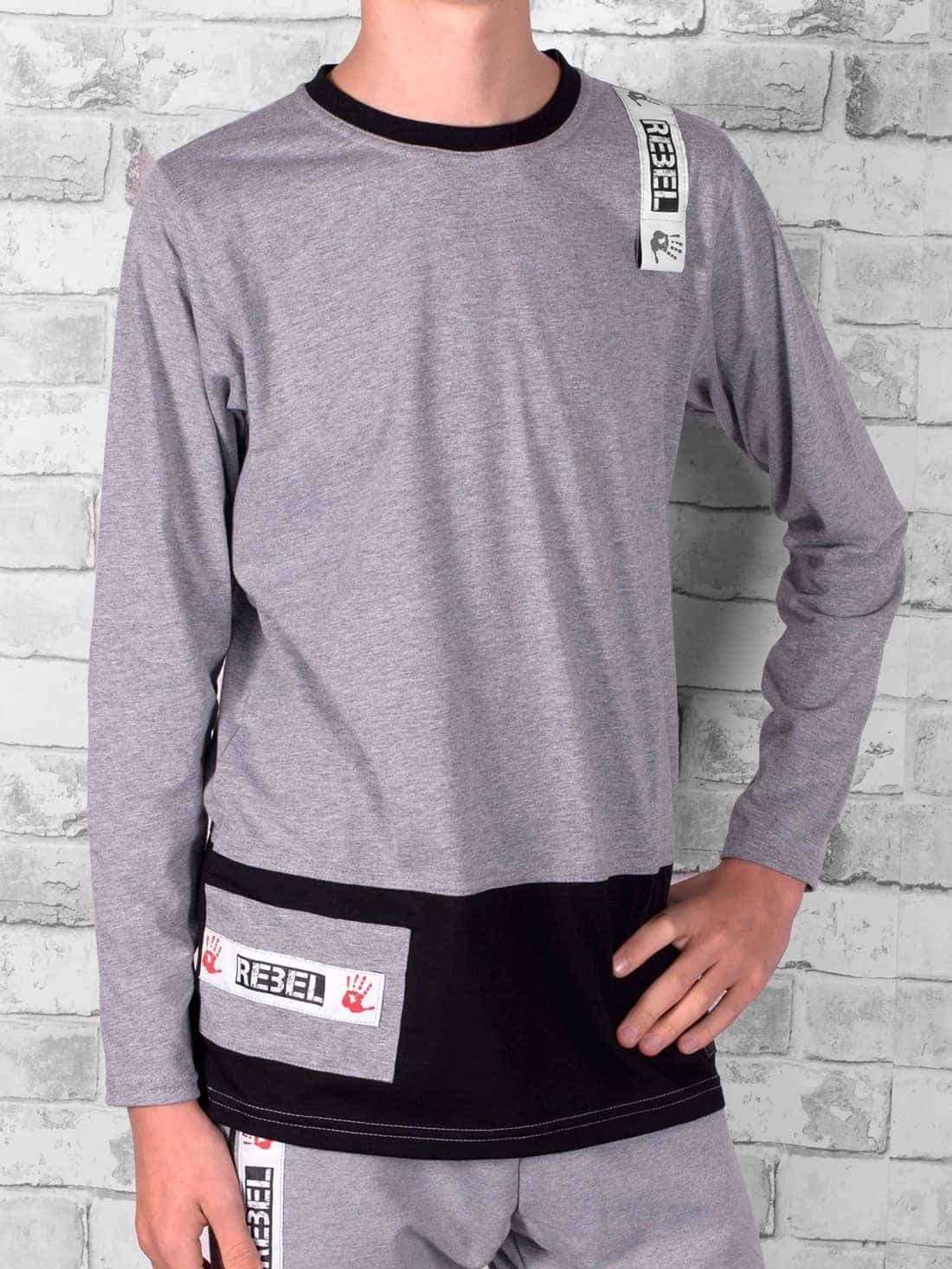 BEZLIT Langarmshirt Jungen Shirt Rundhals Rebel (1-tlg) sportlicher Schnitt
