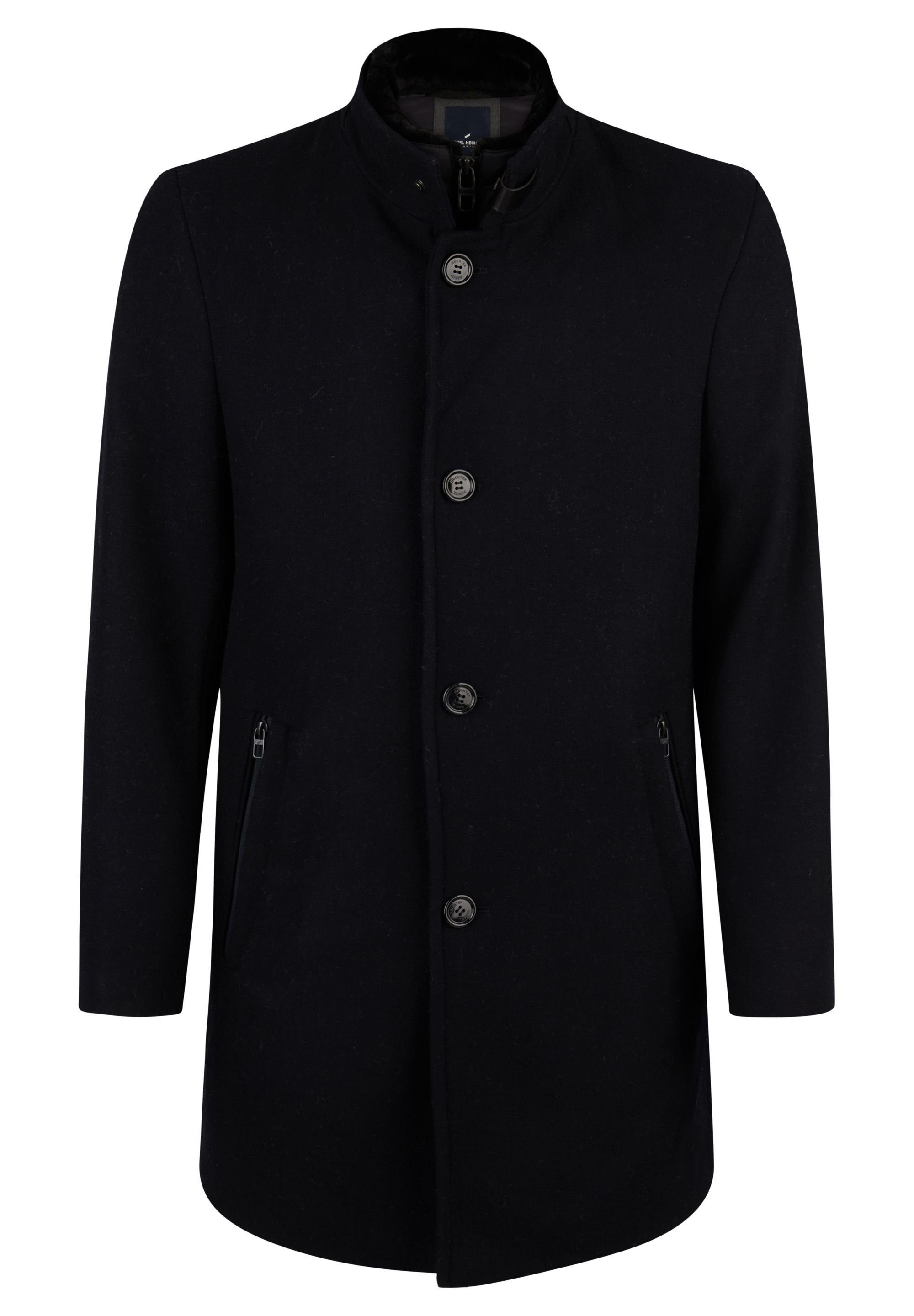 HECHTER PARIS Wollmantel Unimuster