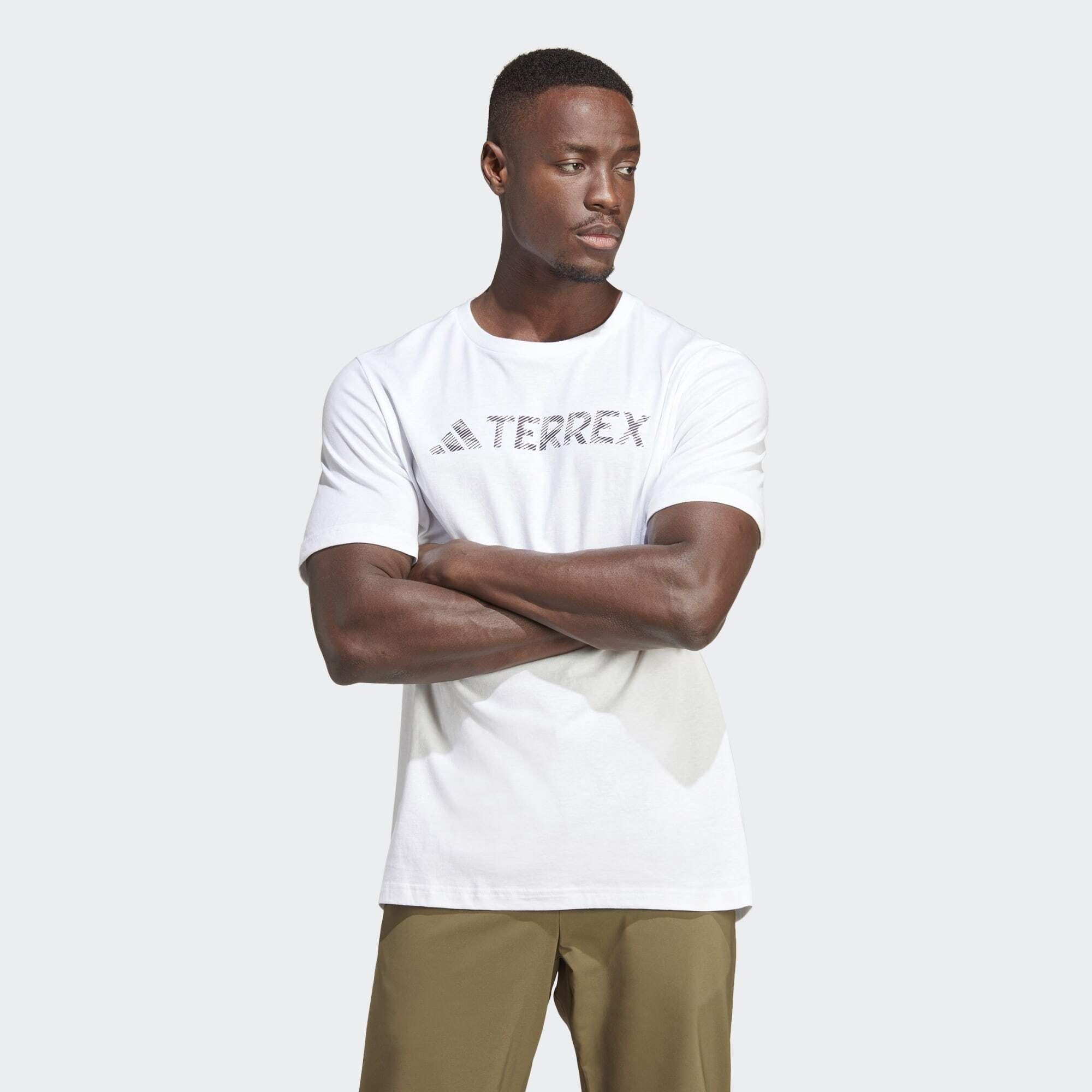 adidas TERREX Funktionsshirt TERREX CLASSIC LOGO T-SHIRT White