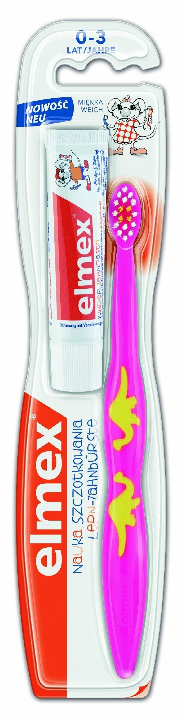 elmex Lernzahnbürste Elmex Training Toothbrush for 0-3 Year Old Children