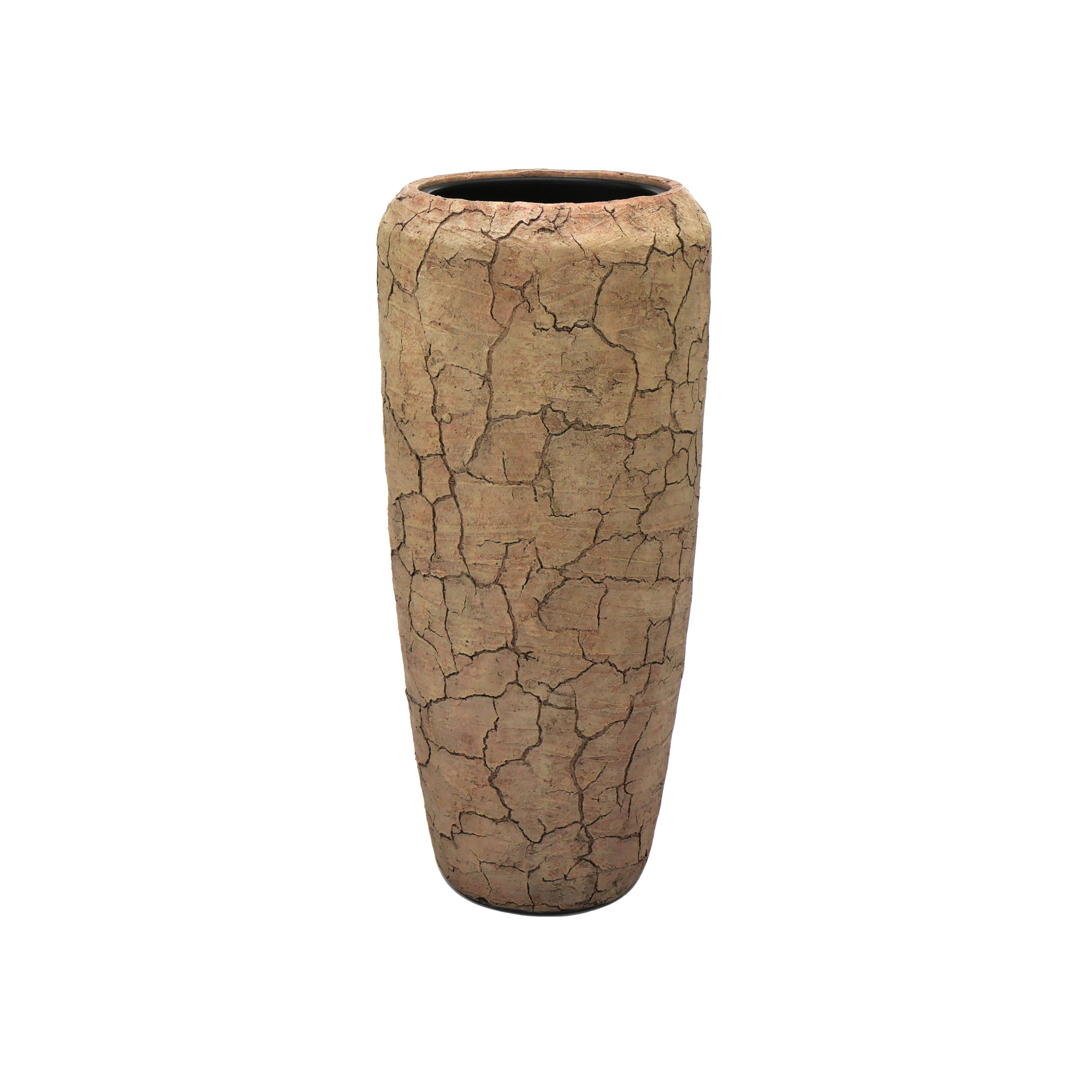 Flingora Bodenvase Brook, mit Einsatz - Fiberglas - Indoor - Cappuccino - H günstig online kaufen