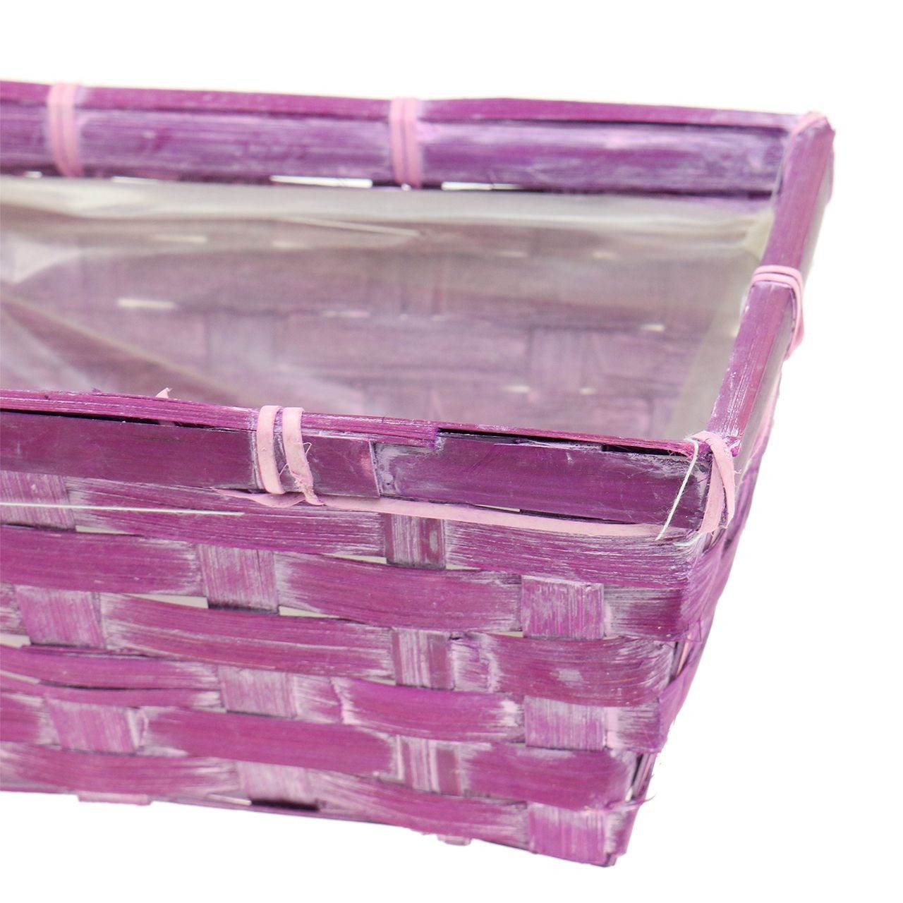 Florists Products Dekokorb Spankorb eckig 8er Set - Dekokorb Pflanzkorb Blumenkorb in, 8 Stück