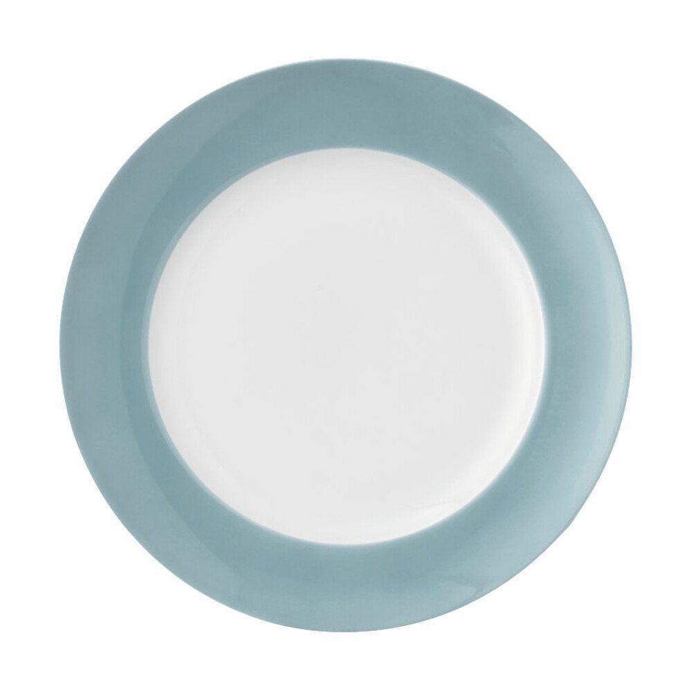 Thomas Frühstücksteller Frühstücksteller 22 cm Sunny Day Soft Blue, (1 St), Frühstücksteller, Ø21,7cm, Porzellan, blau