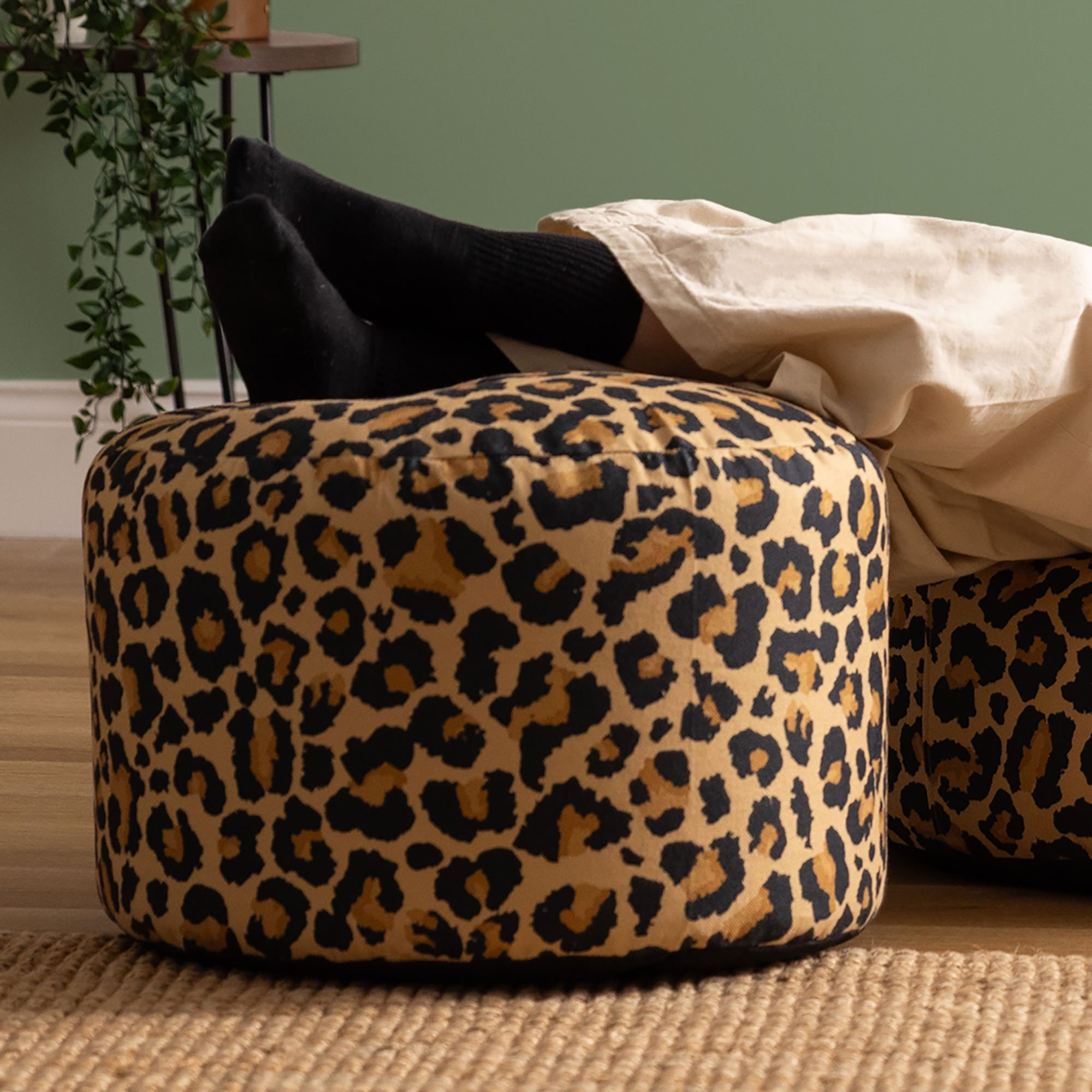 icon Pouf XL aus Webstoff „Milano“, mit Füllung günstig online kaufen