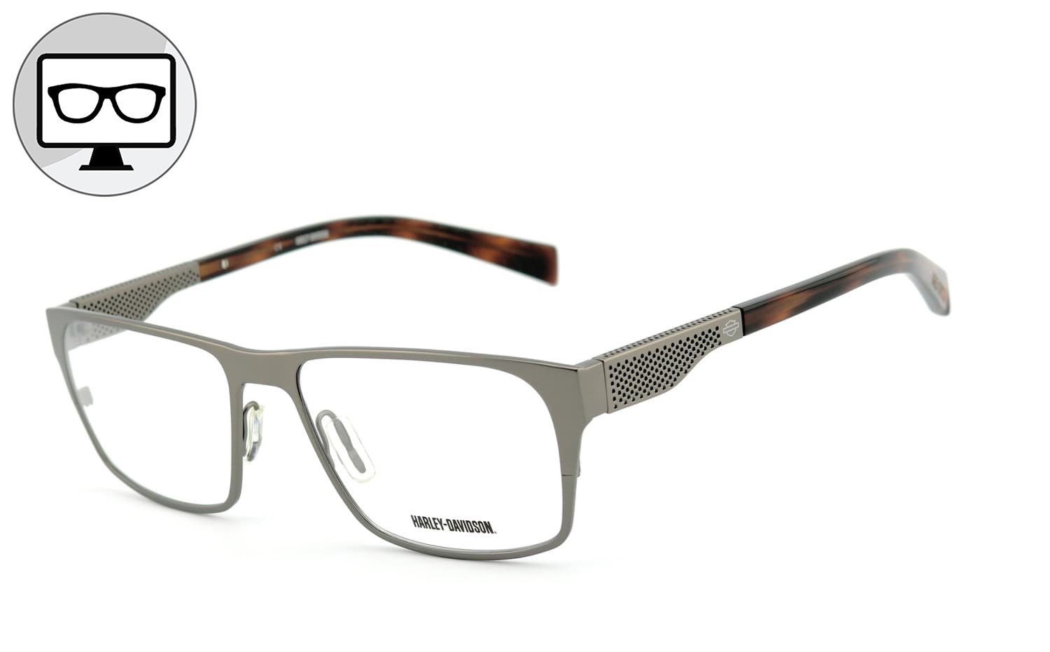 Brille, Brille, HARLEY-DAVIDSON Blaulicht Sehstärke ohne Bürobrille, Bildschirmbrille, Blaulichtfilter Gamingbrille, Brille