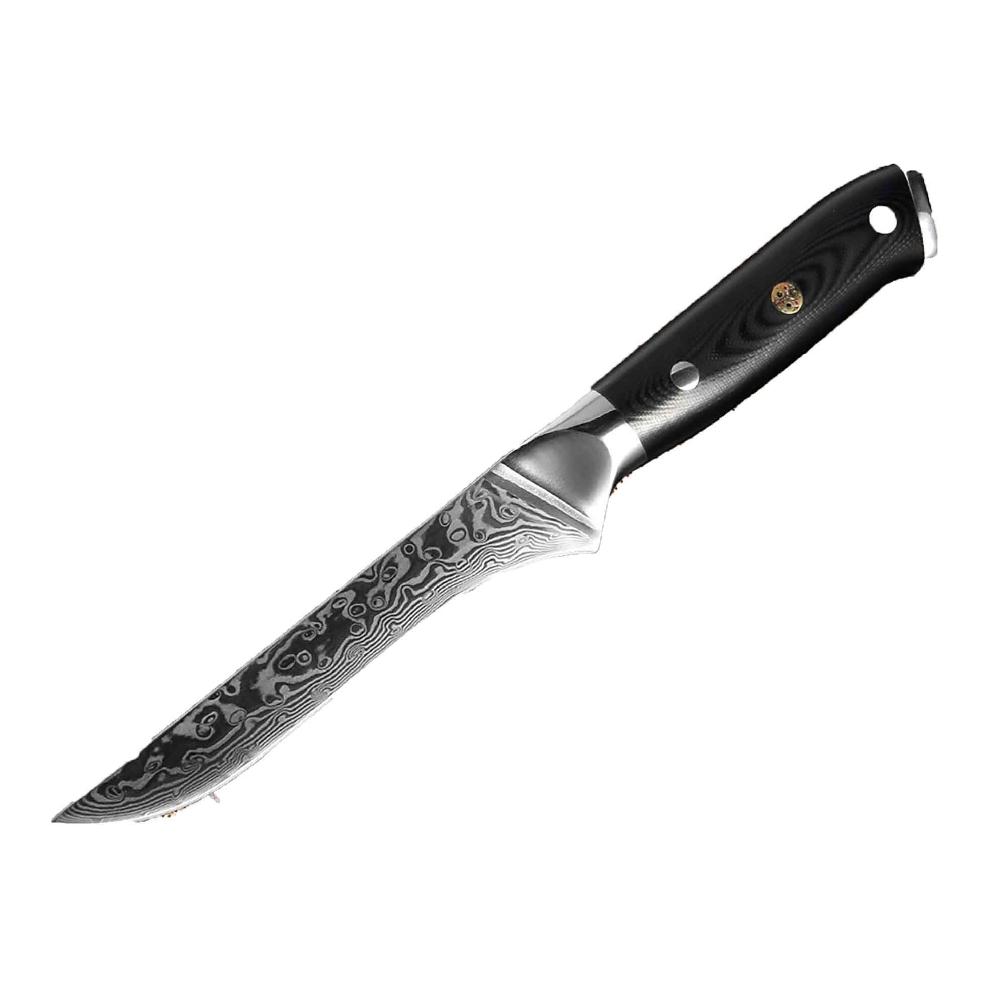 Starrett Ausbeinmesser Profi (150 Mm) – Schmale, Gerade Klinge Aus Edelstahl, Ergonomischer Griff