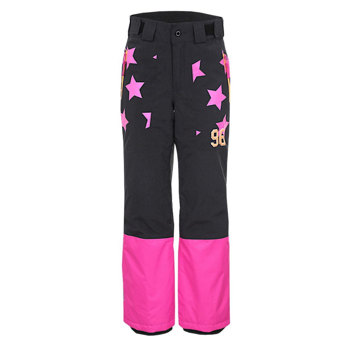 Icepeak Skihose Langston Jr. Winterhose Snowboardhose Kontrastfarbenes Sternen Design, Schneefang, erhöhter Bund