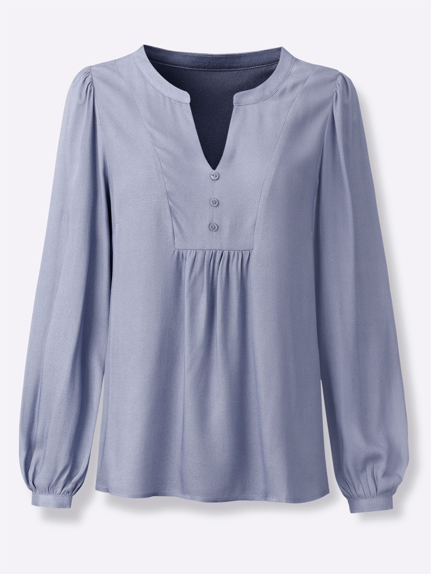Witt Klassische Bluse Longbluse Langarm