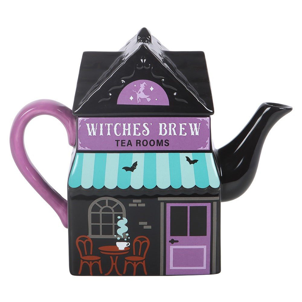 Something Different Teekanne Witches' Brew Tea Rooms Keramik Halloween Teekanne Gothic