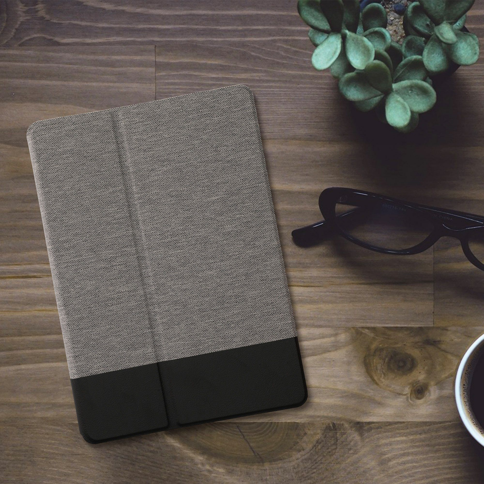 kwmobile Tablet-Hülle Hülle für Samsung Galaxy Tab S8 / Galaxy Tab S7, Slim Tablet Cover Case Schutzhülle mit Ständer – Bild 2 von 5
