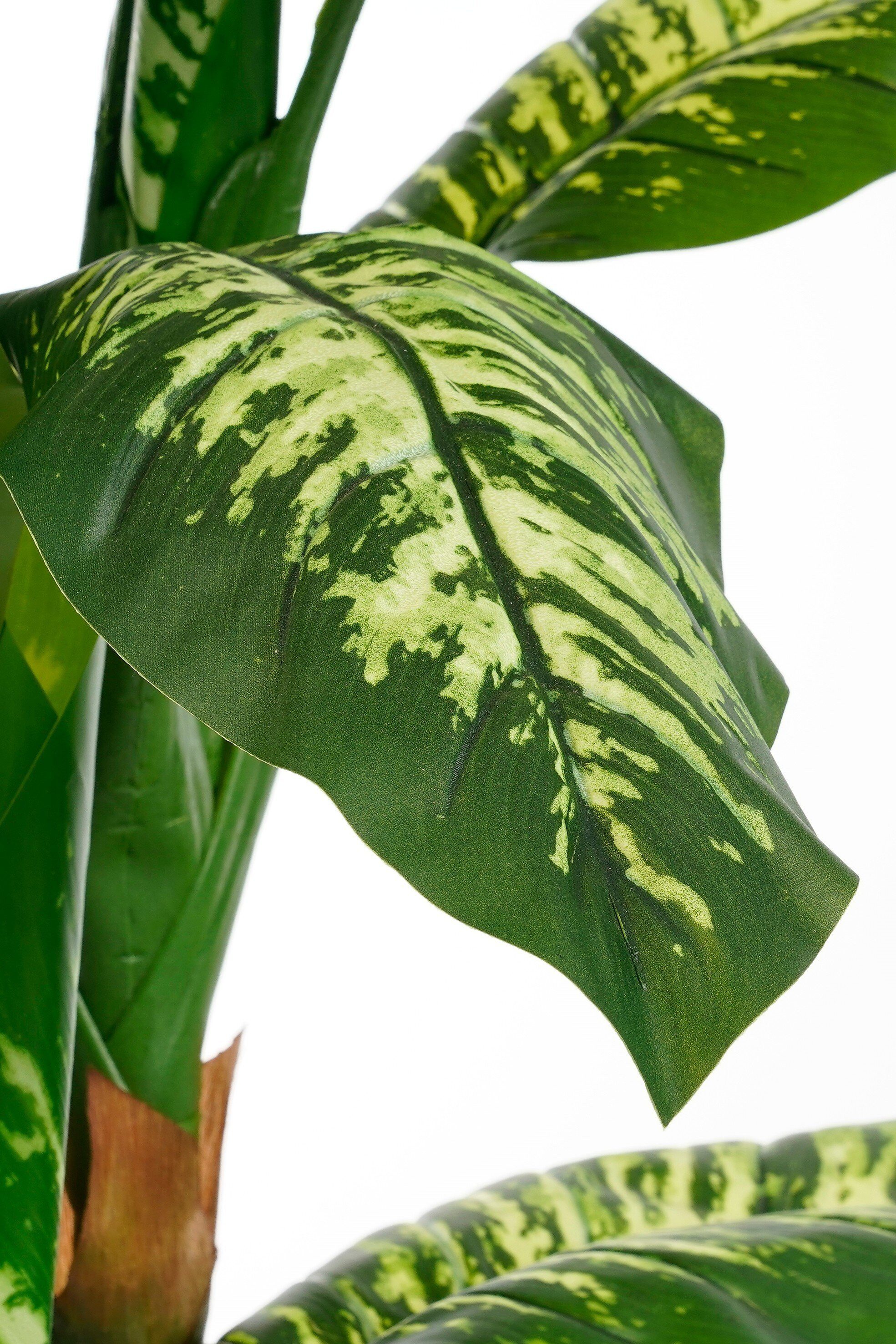 Kunstpflanze Mica Decorations Dieffenbachia in Topf gruen - h150xd70cm, Mica Decorations, Höhe 150 cm