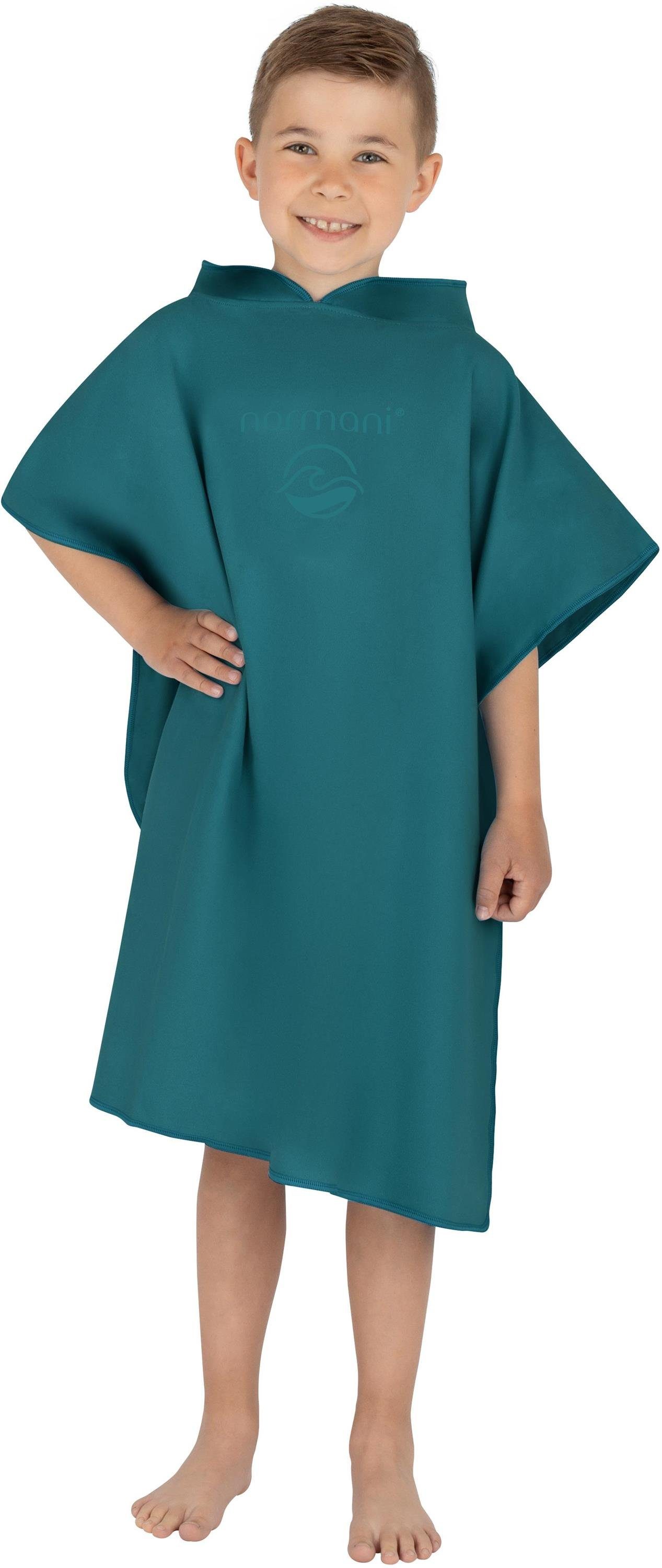 normani Badeponcho, Polyester, Kapuze, Schlupf, Strand-Poncho für Kinder von 2-13 Jahren