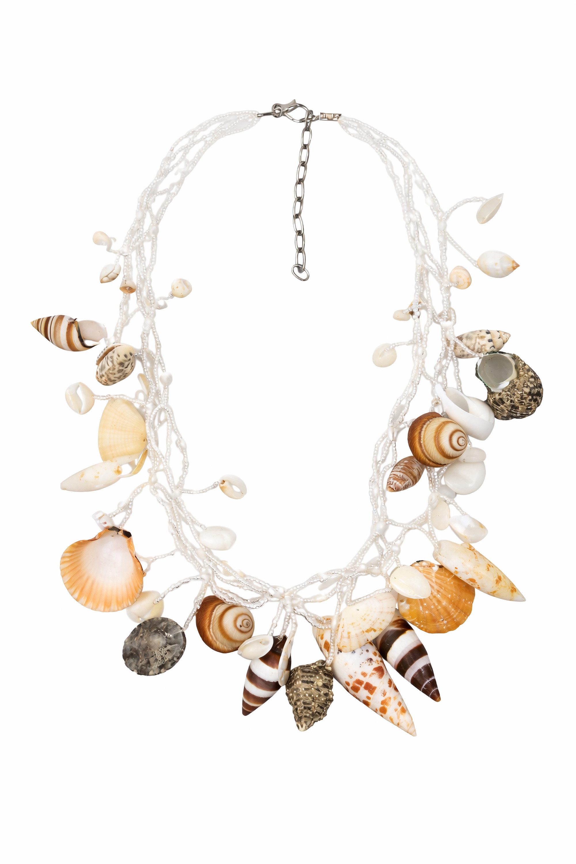 COLLEZIONE ALESSANDRO Lange Kette Sea, mit vielen echten Muscheln