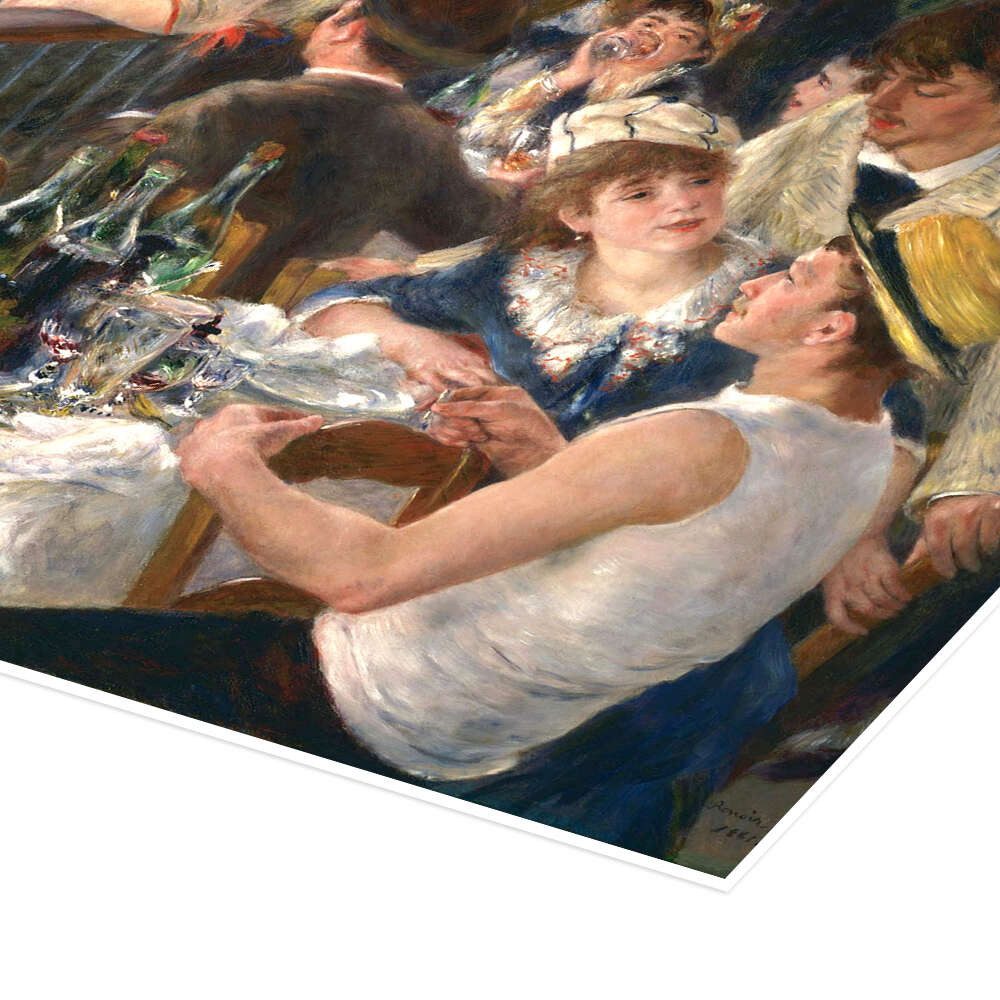 Posterlounge Wandbild Frühstück der Ruderer, Pierre-Auguste Renoir, erhältlich als Poster, Leinwandbild, Wandsticker oder Acrylglasbild