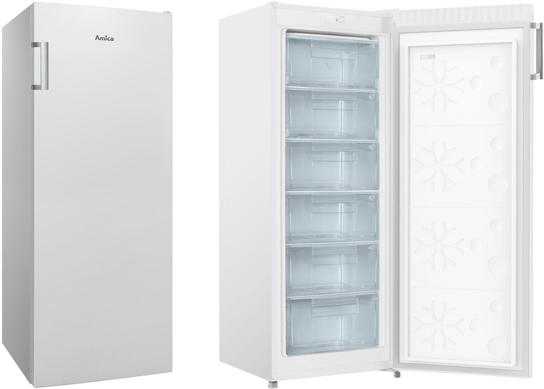 Amica Gefrierschrank GS 324 170 W / FZ 210.3 AAE 1194677, 144 cm hoch, 54 cm breit