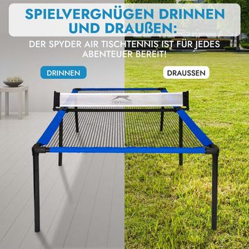 HMH Tischtennisplatte Spyder Air Tischtennis / Tischvolleyball Fun-Sport, Schnell und Leicht auf-/ und abgebaut, sofort loslegen