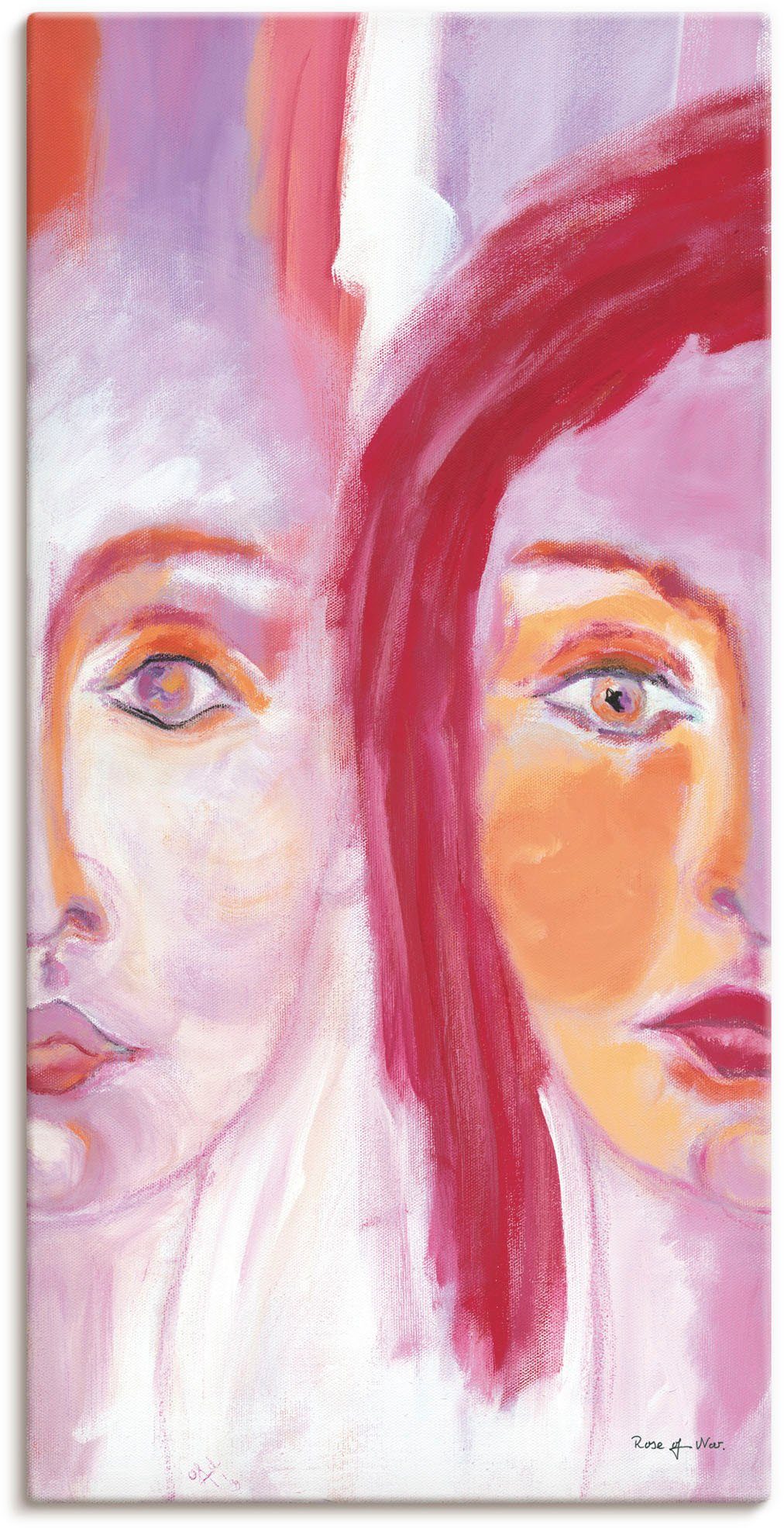 Artland Wandbild Gesichter, (1 St), als Alubild, Leinwandbild, Wandaufkleber oder Poster in versch. Größen | Poster