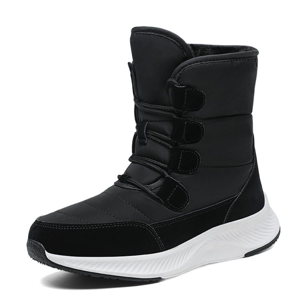 HUSK'SWARE Schneeschuhe Bequeme Damen-Winter-Schneestiefel (Warme Wanderschuhe, High-Top-Schuhe), Warme gefütterte Damen-Winterstiefel – ideal für kalte Tage