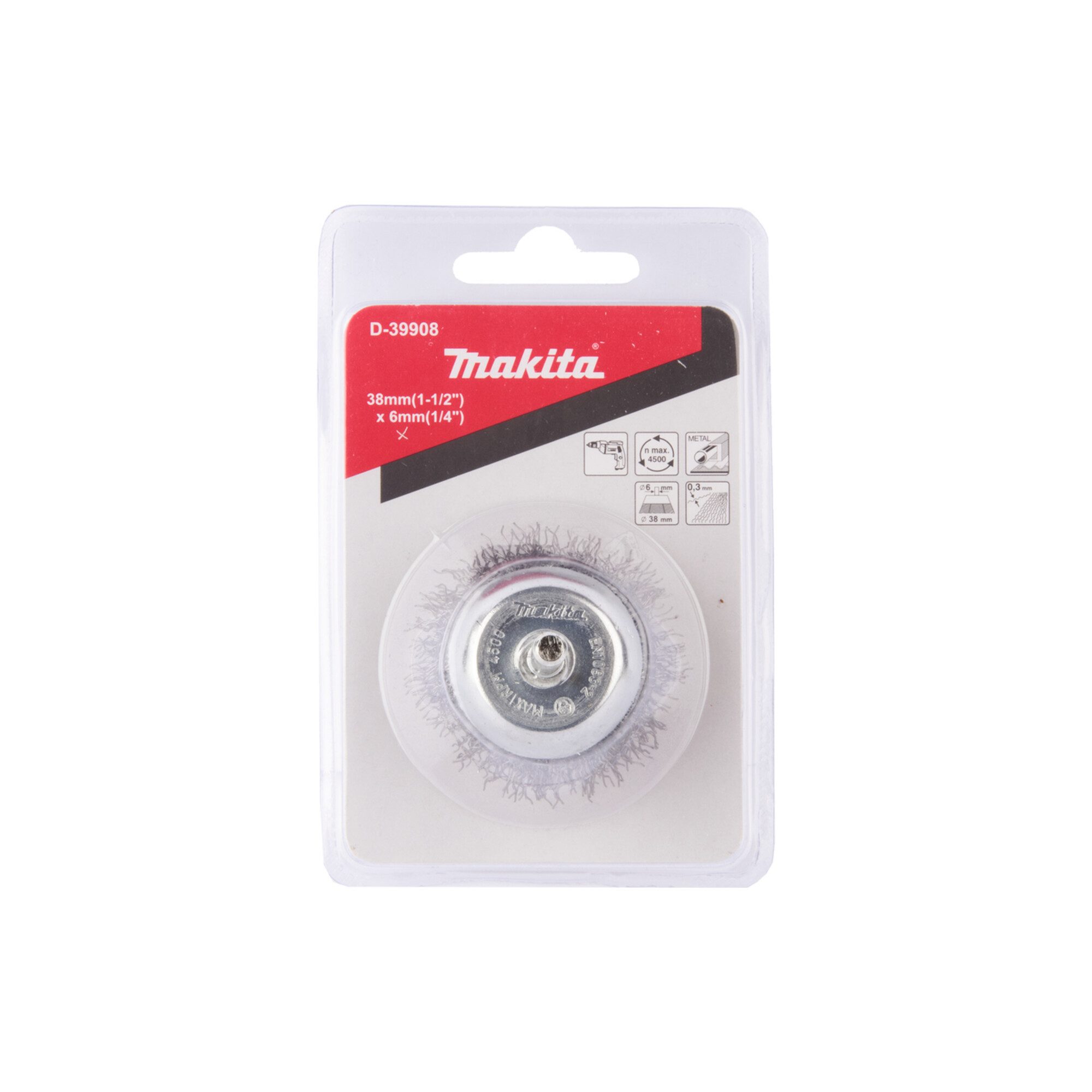 Makita Topfbürsten-Aufsatz Makita Topfbürste 38mm