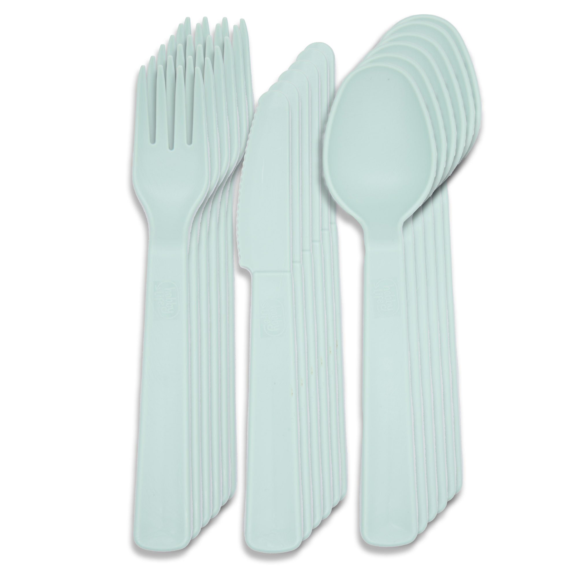 bahama Besteck-Set Besteck Mehrweg Party Camping Gabel Messer Löffel (1-tlg), Kunststoff, Plastik, Set